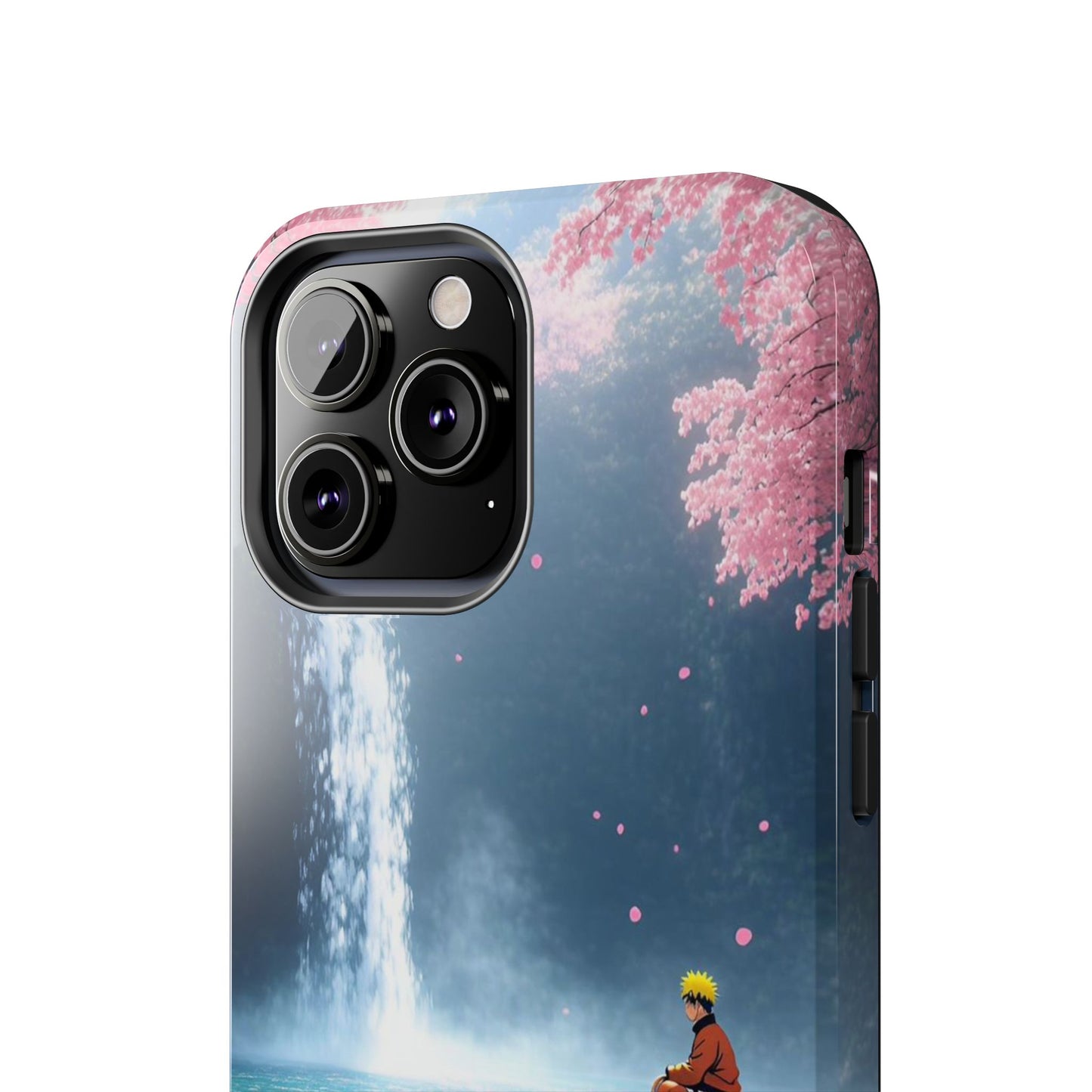 Naruto Scenic Tough Phone Case — Waterfall Meditation Anime Cover
