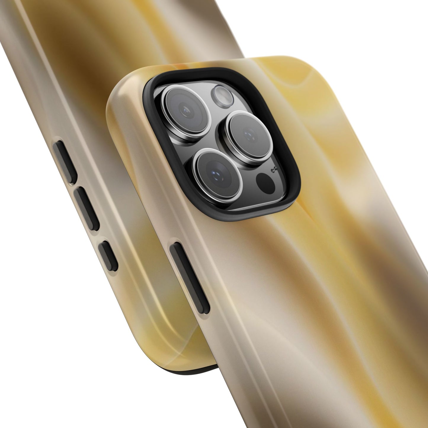 Gold Marble Tough Phone Case — Protective iPhone Case with Elegant Swirl Design
