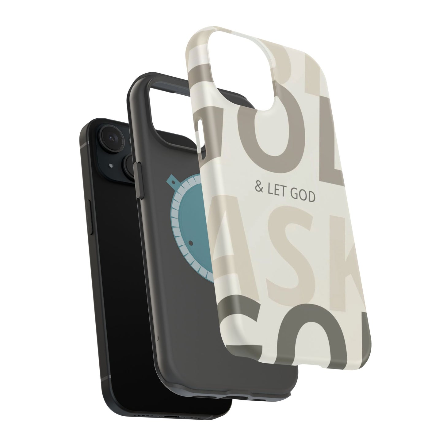 Protective iPhone Case — "Fold & Let God" Magnetic Impact-Resistant Phone Cover