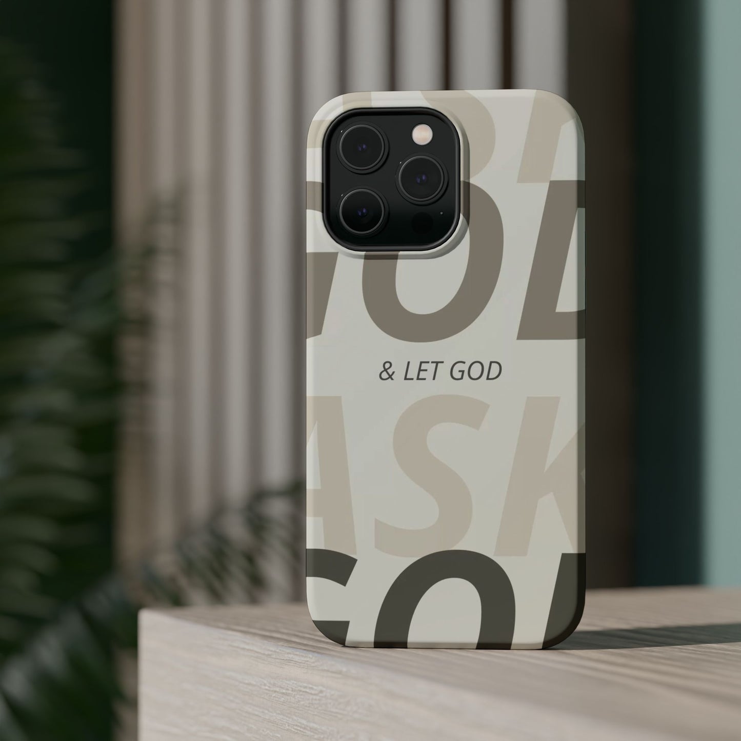 Protective iPhone Case — "Fold & Let God" Magnetic Impact-Resistant Phone Cover