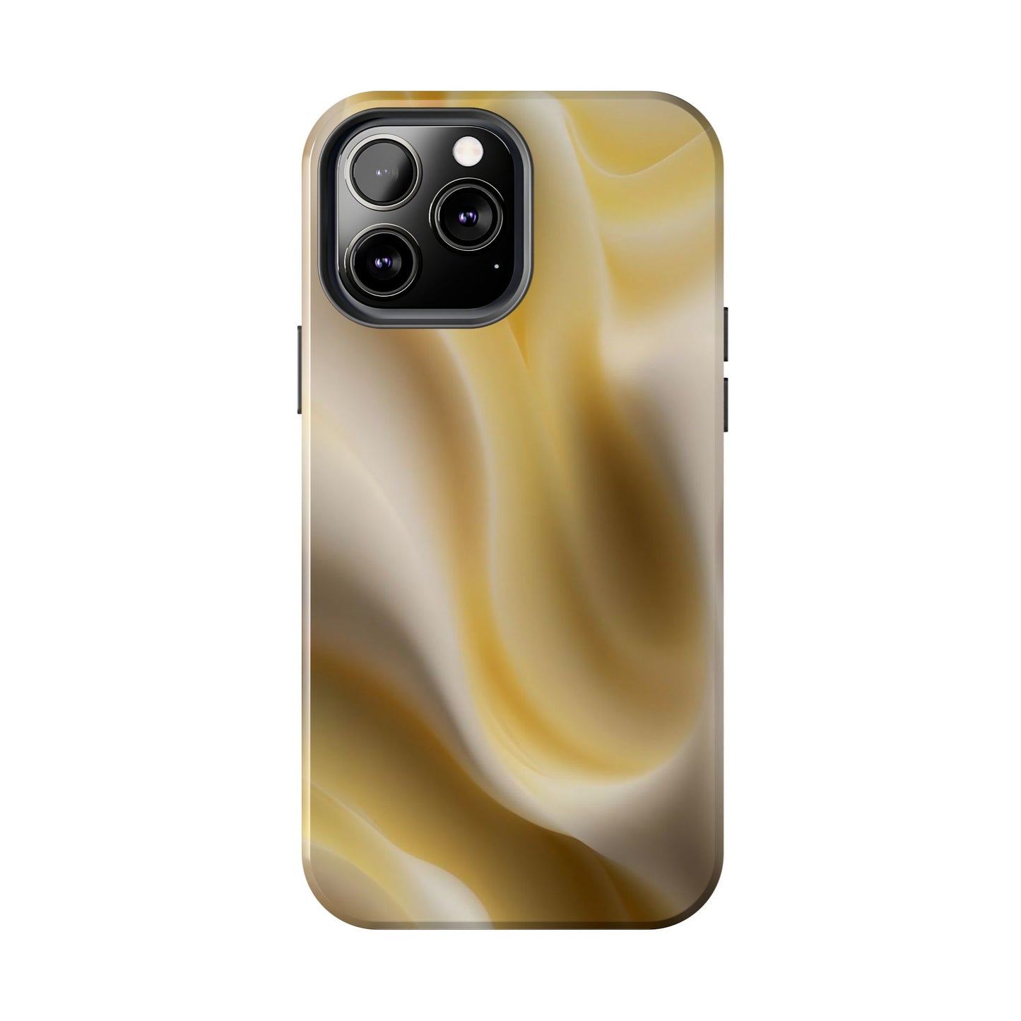 Gold Marble Tough Phone Case — Protective iPhone Case with Elegant Swirl Design
