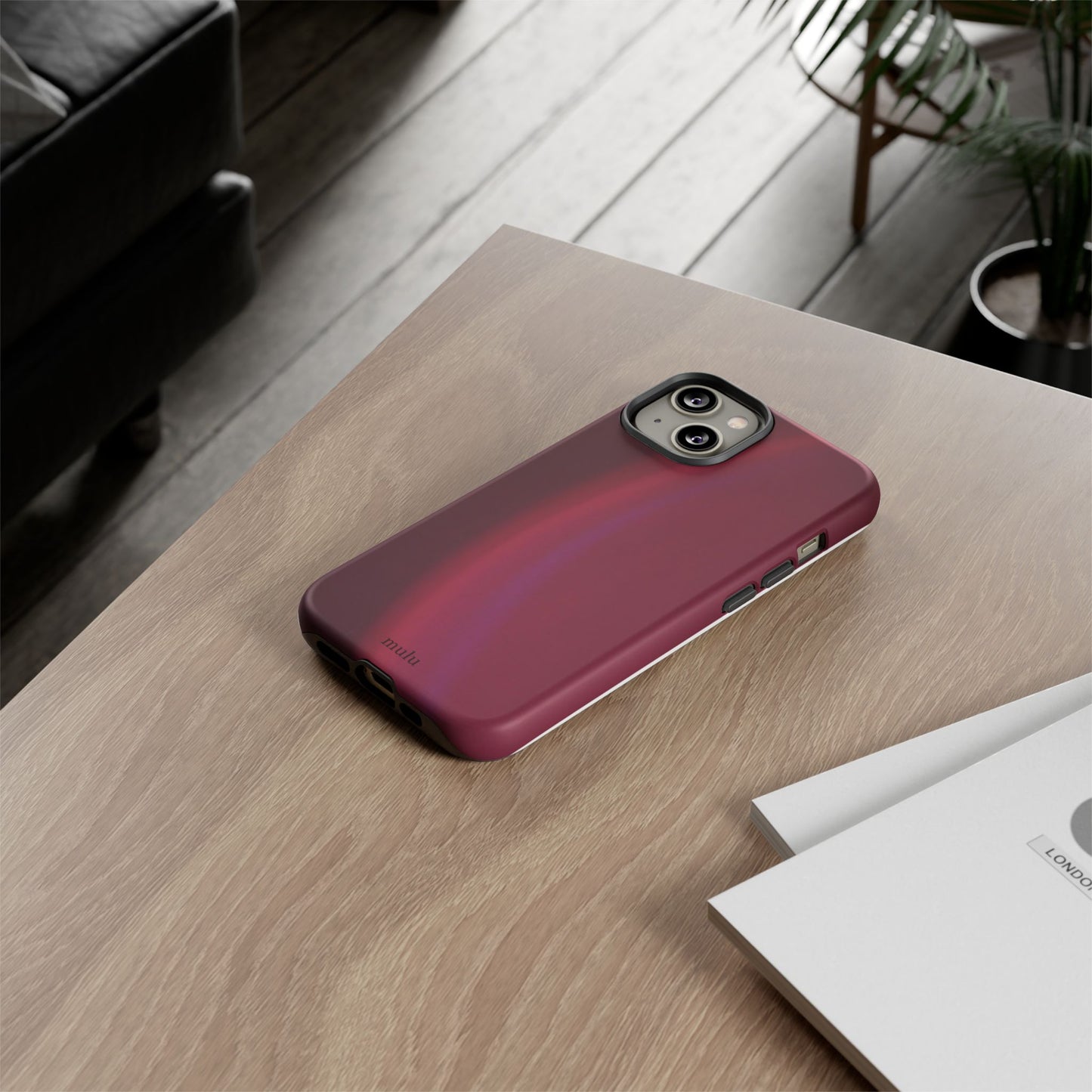 Maroon Gradient Phone Case - Tough Protective iPhone Cover