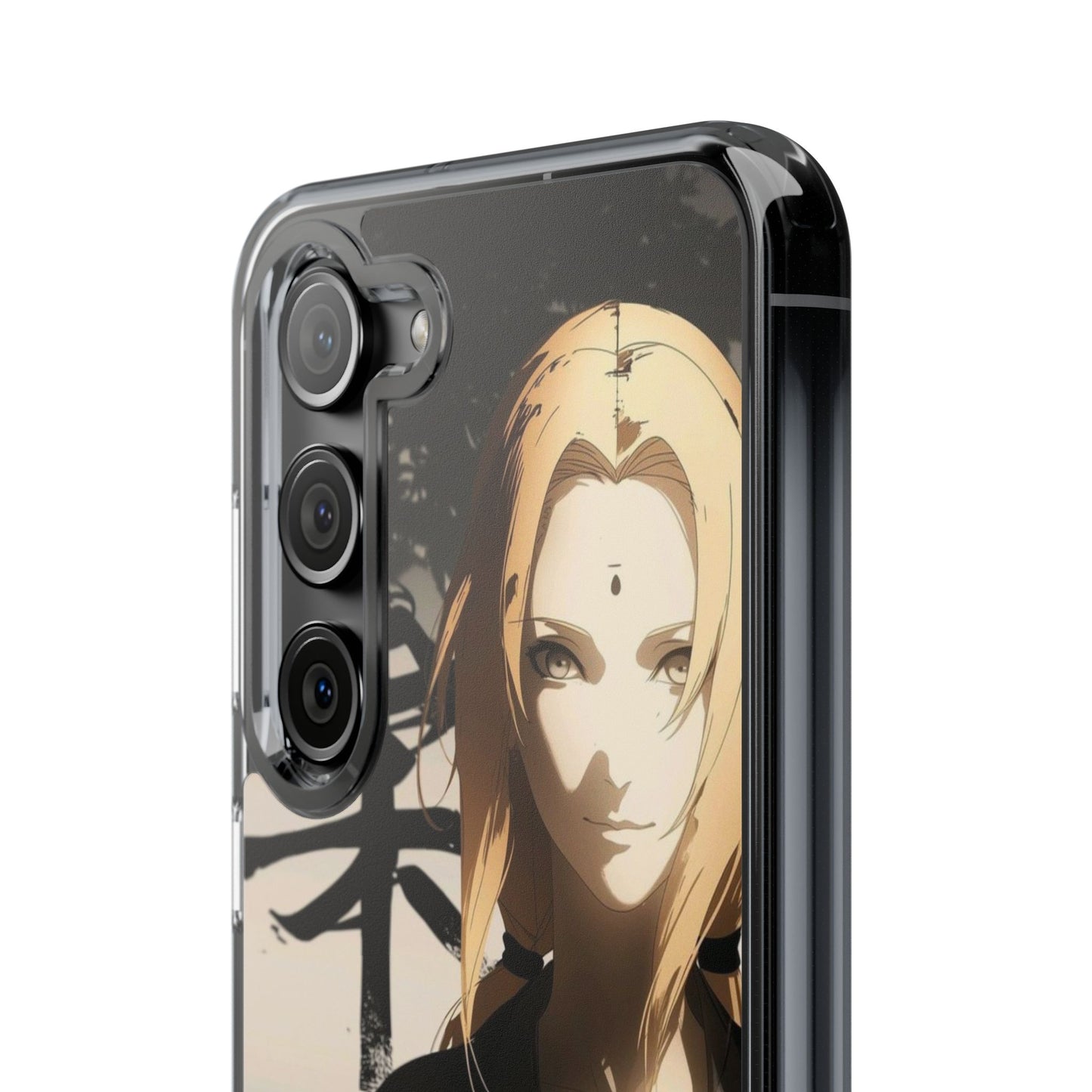 Clear Anime Character Impact-Resistant Phone Case