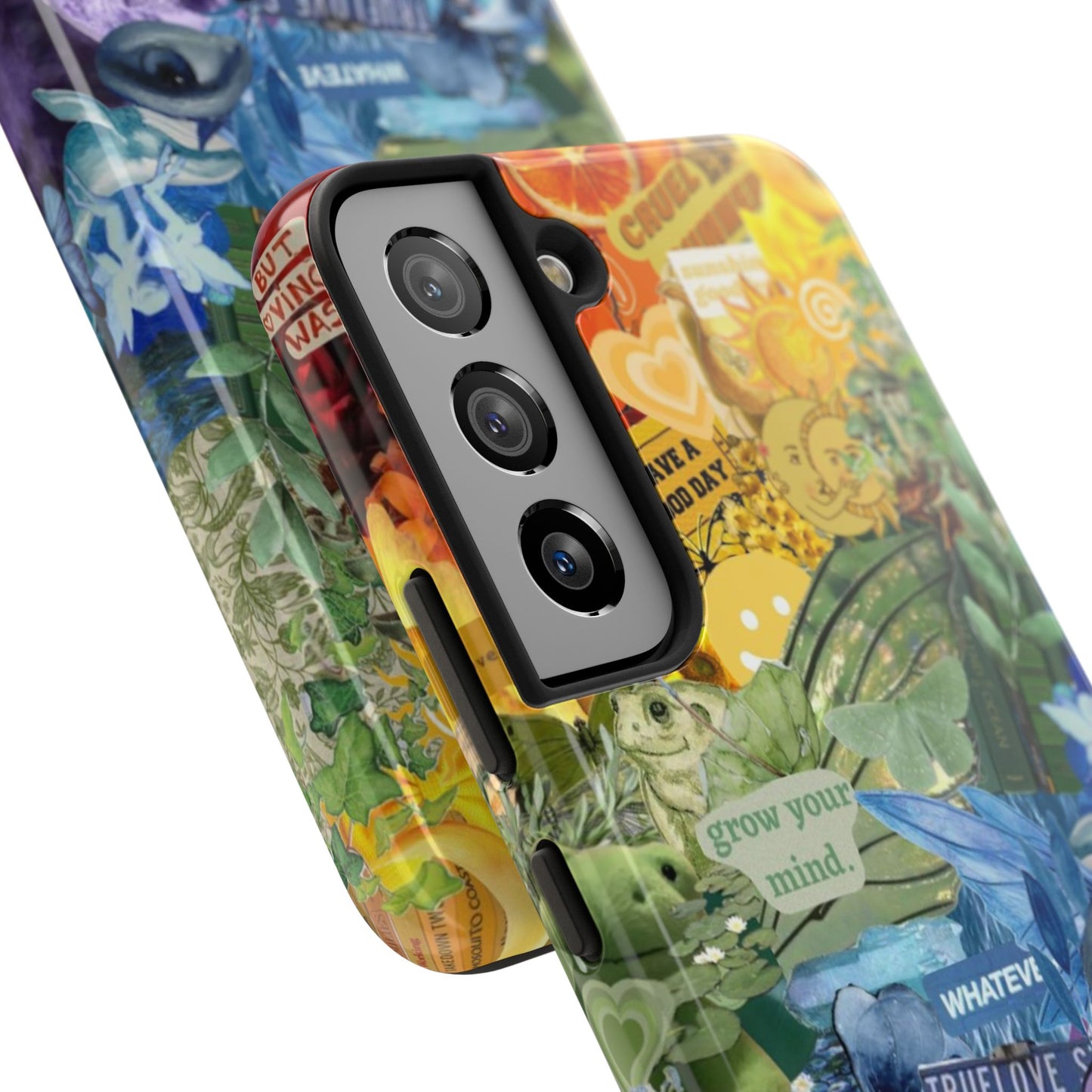 Collage Art Phone Case — 'Grow Your Mind' Lavender Haze Tough Case