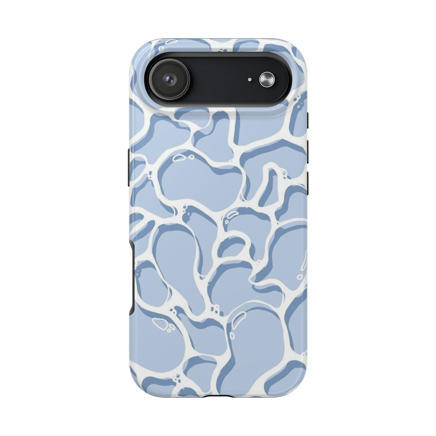 Blue Abstract Pool Pattern Tough Phone Case