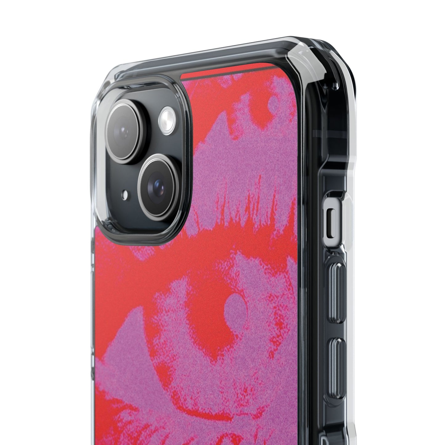 Phone Case — Pop Art Red Eyes Magnetic Clear Impact Case