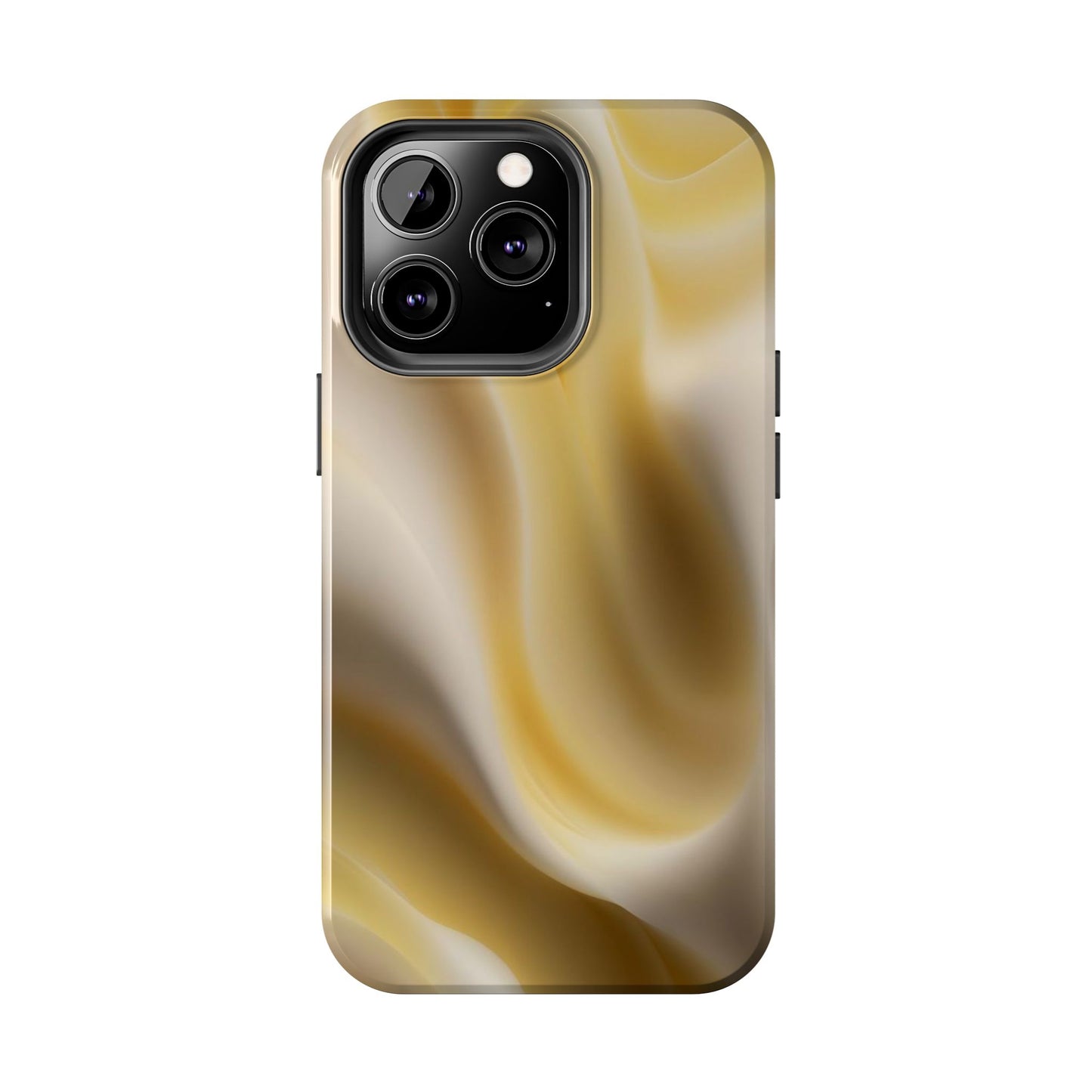 Gold Marble Tough Phone Case — Protective iPhone Case with Elegant Swirl Design