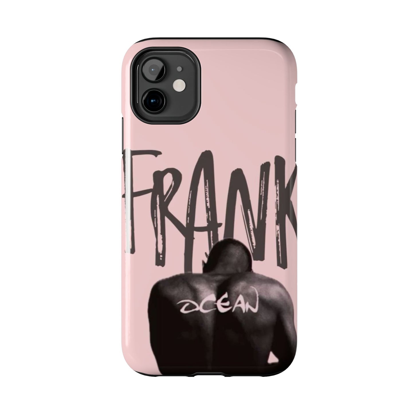 Frank Ocean Tough Phone Case — Pink Back Silhouette Design