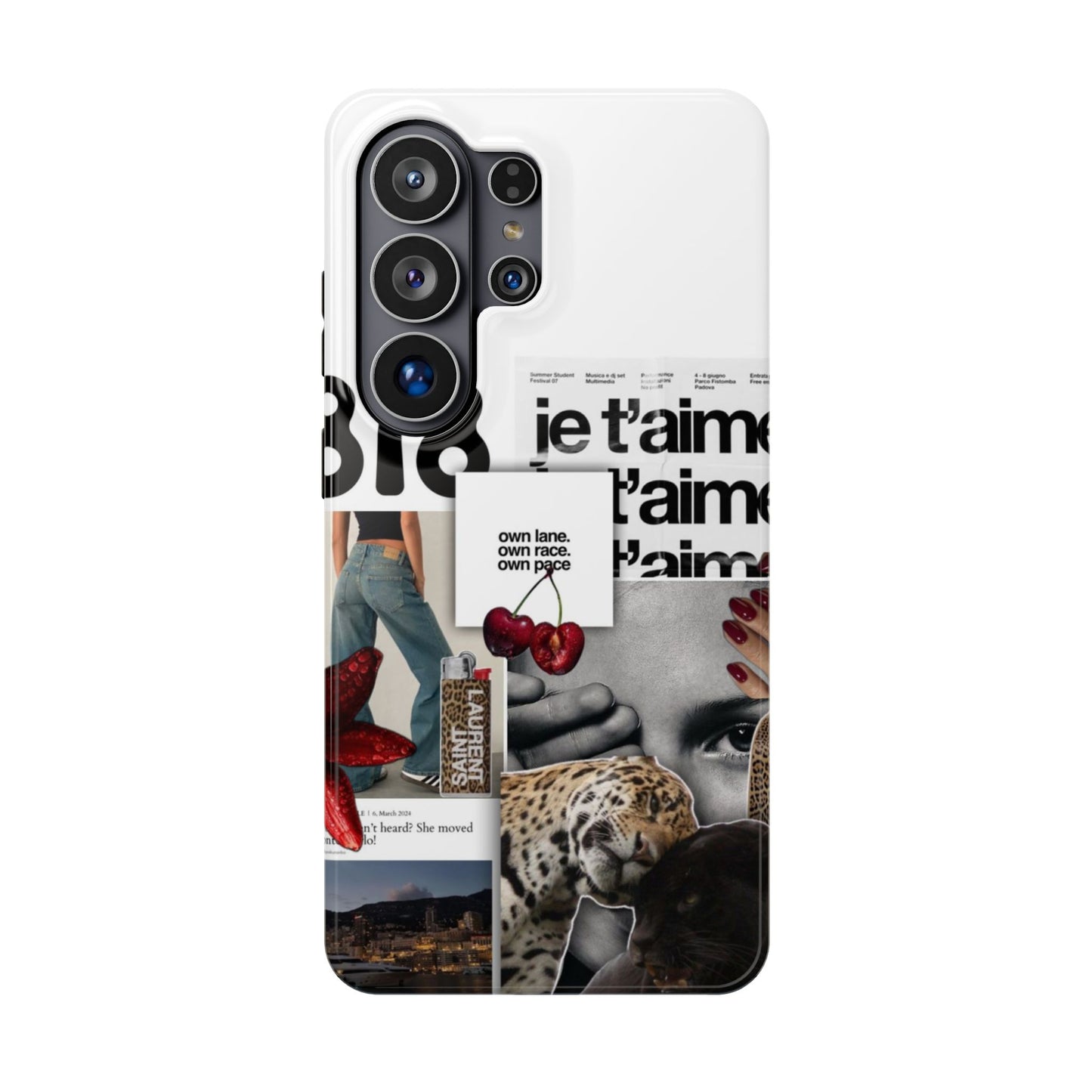 Collage 'Je t’aime' Magnetic Impact-Resistant Phone Case