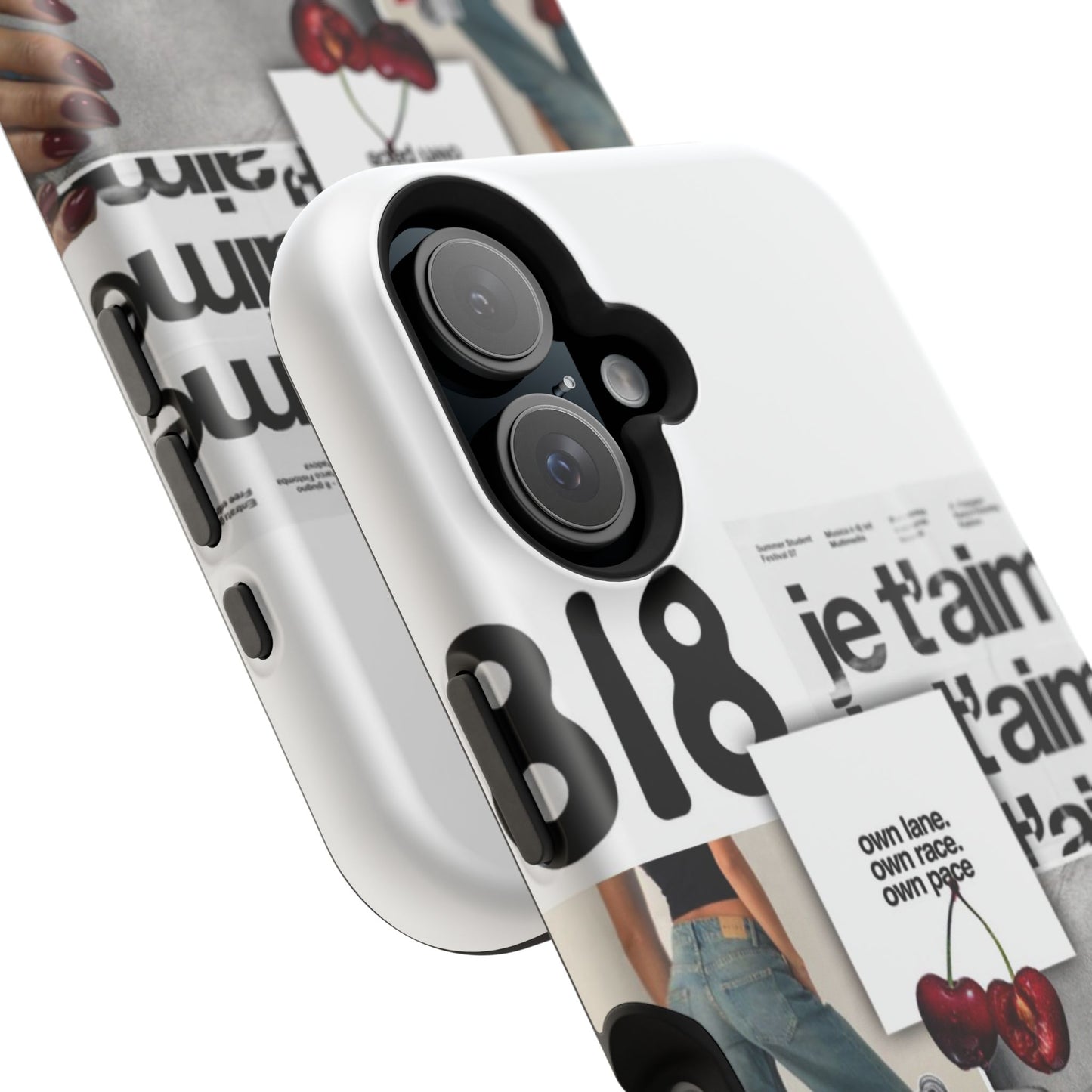 Collage 'Je t’aime' Magnetic Impact-Resistant Phone Case