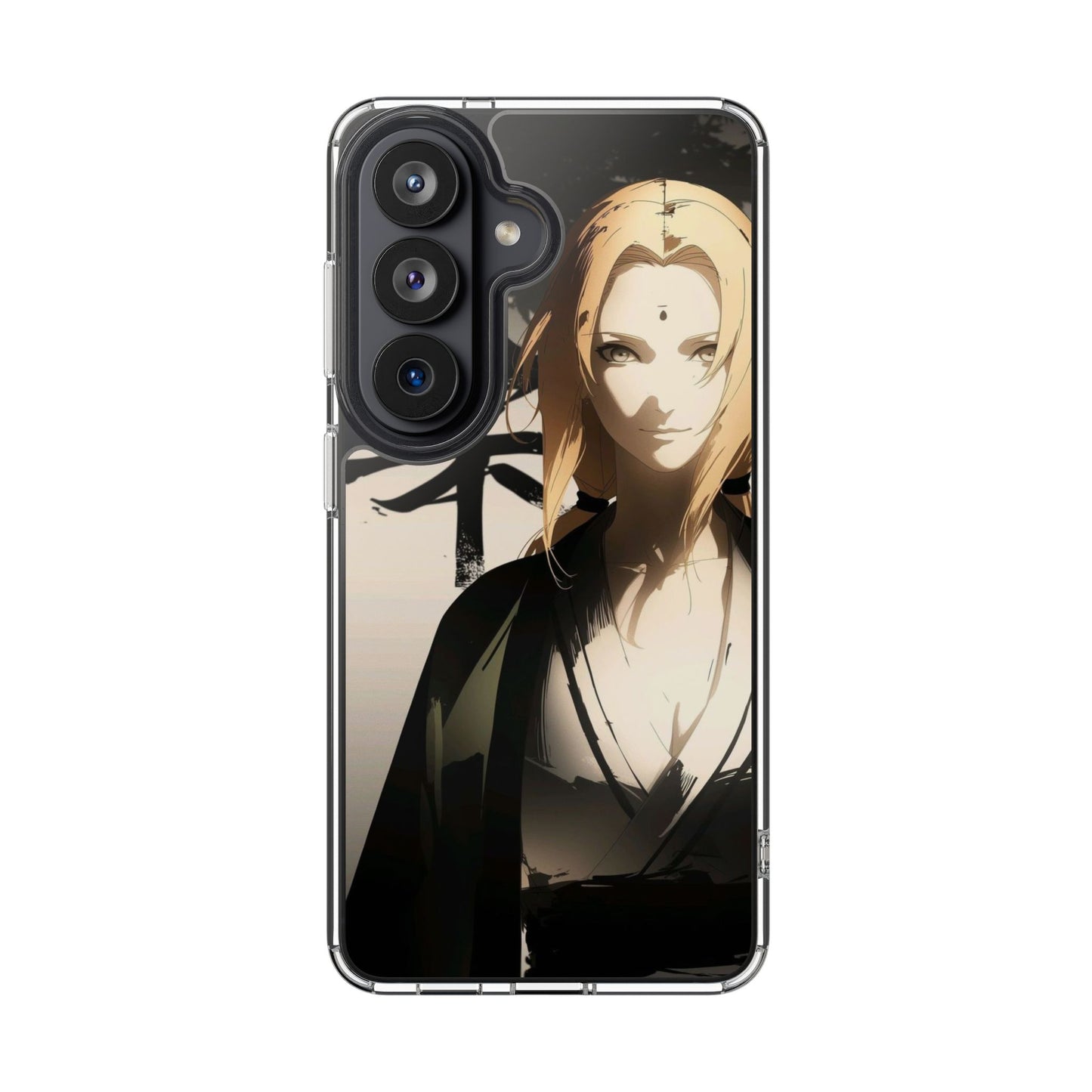 Clear Anime Character Impact-Resistant Phone Case