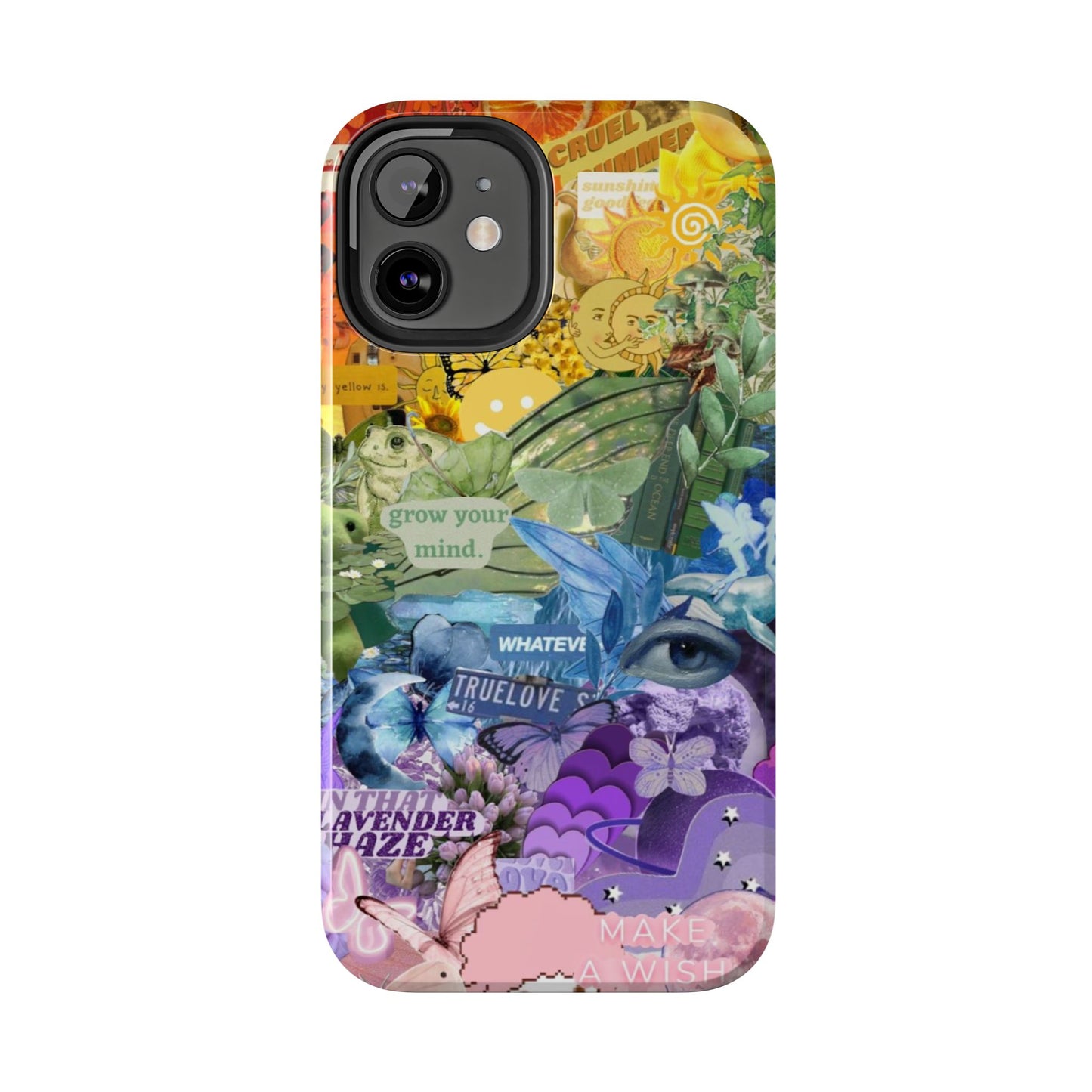 Collage Art Phone Case — 'Grow Your Mind' Lavender Haze Tough Case