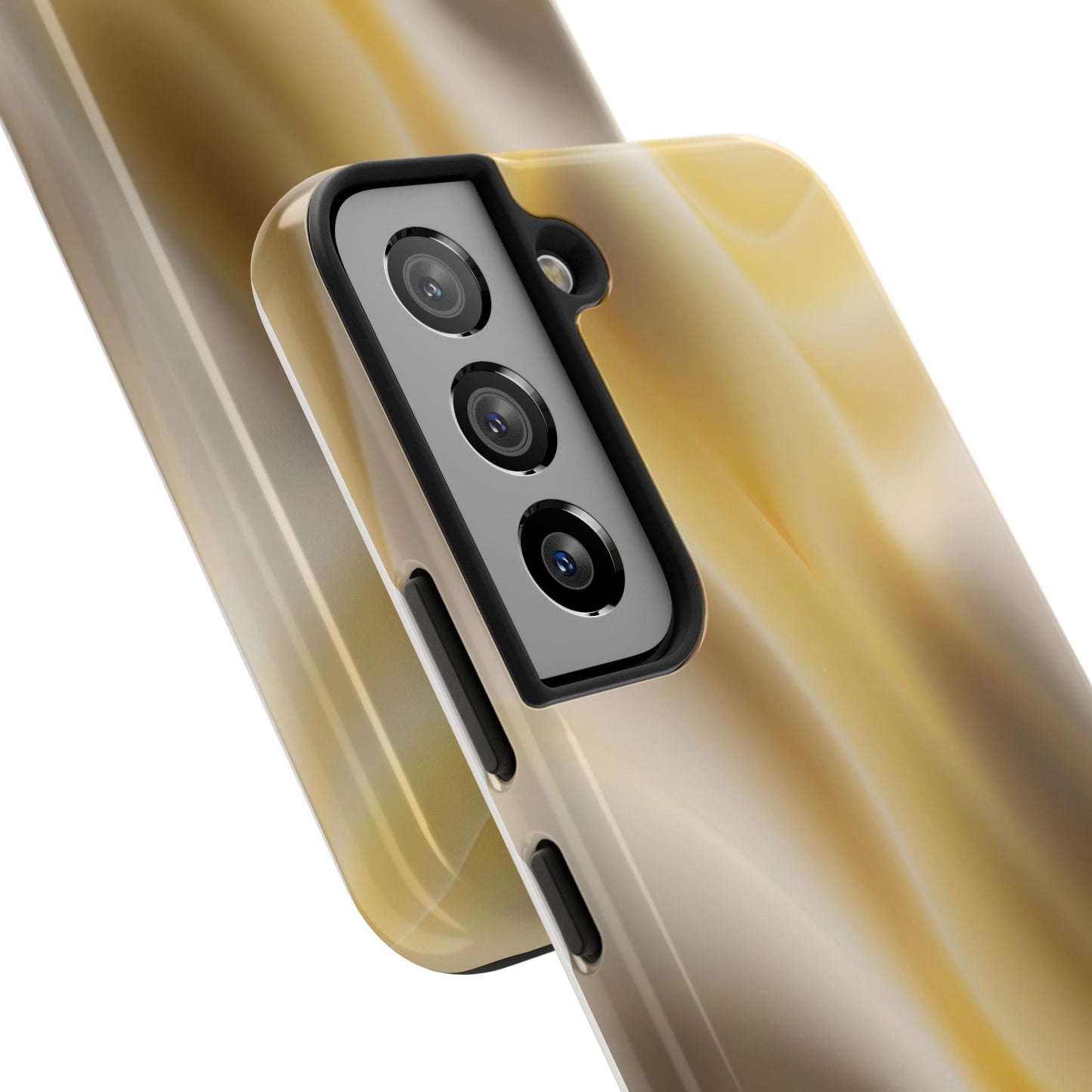 Gold Marble Tough Phone Case — Protective iPhone Case with Elegant Swirl Design