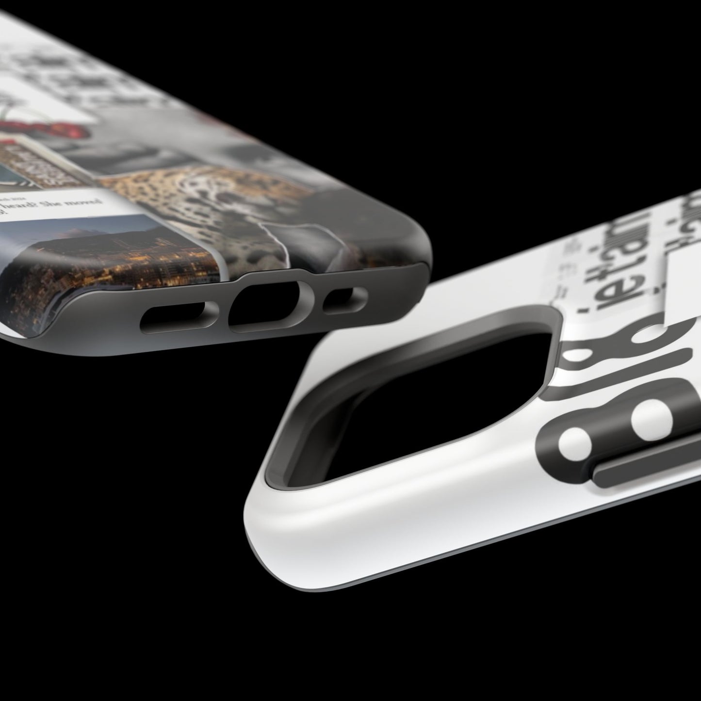 Collage 'Je t’aime' Magnetic Impact-Resistant Phone Case