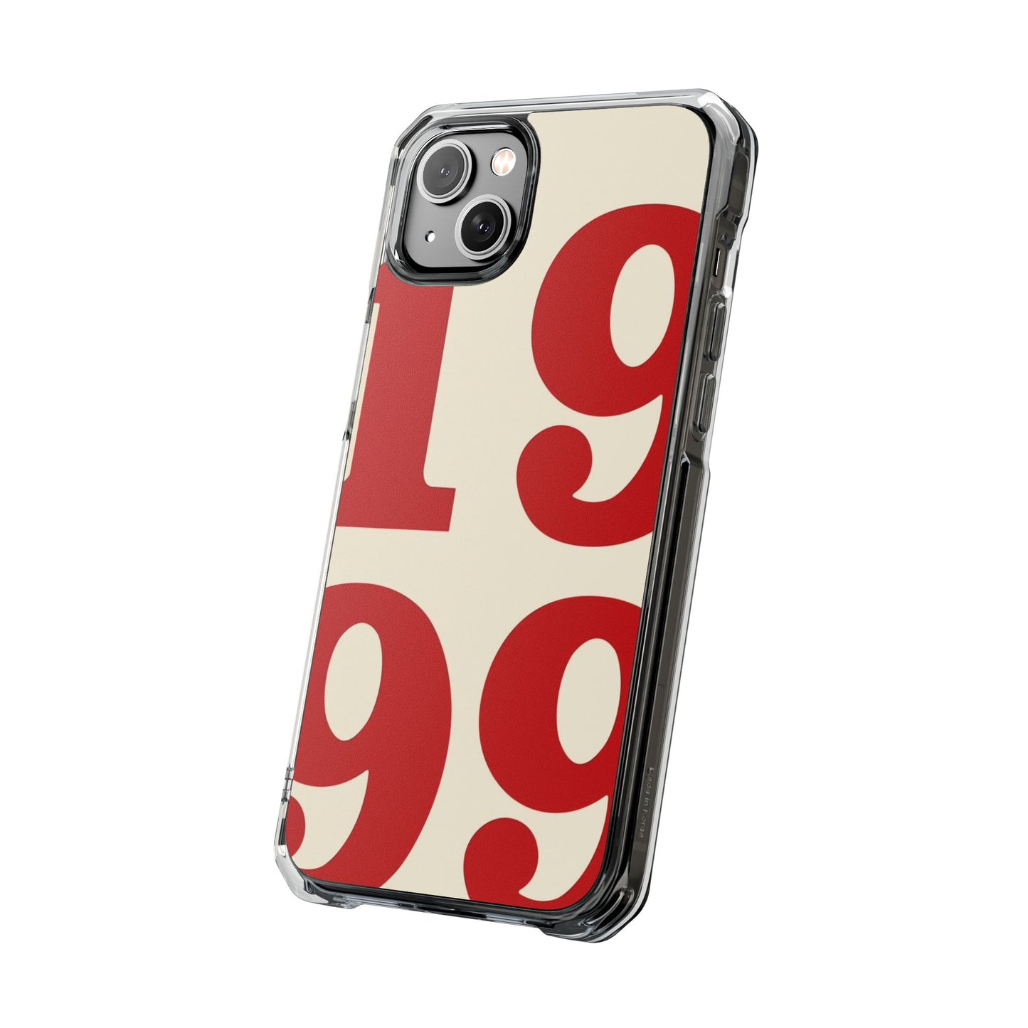 1999 Retro Number Clear Magnetic Phone Case