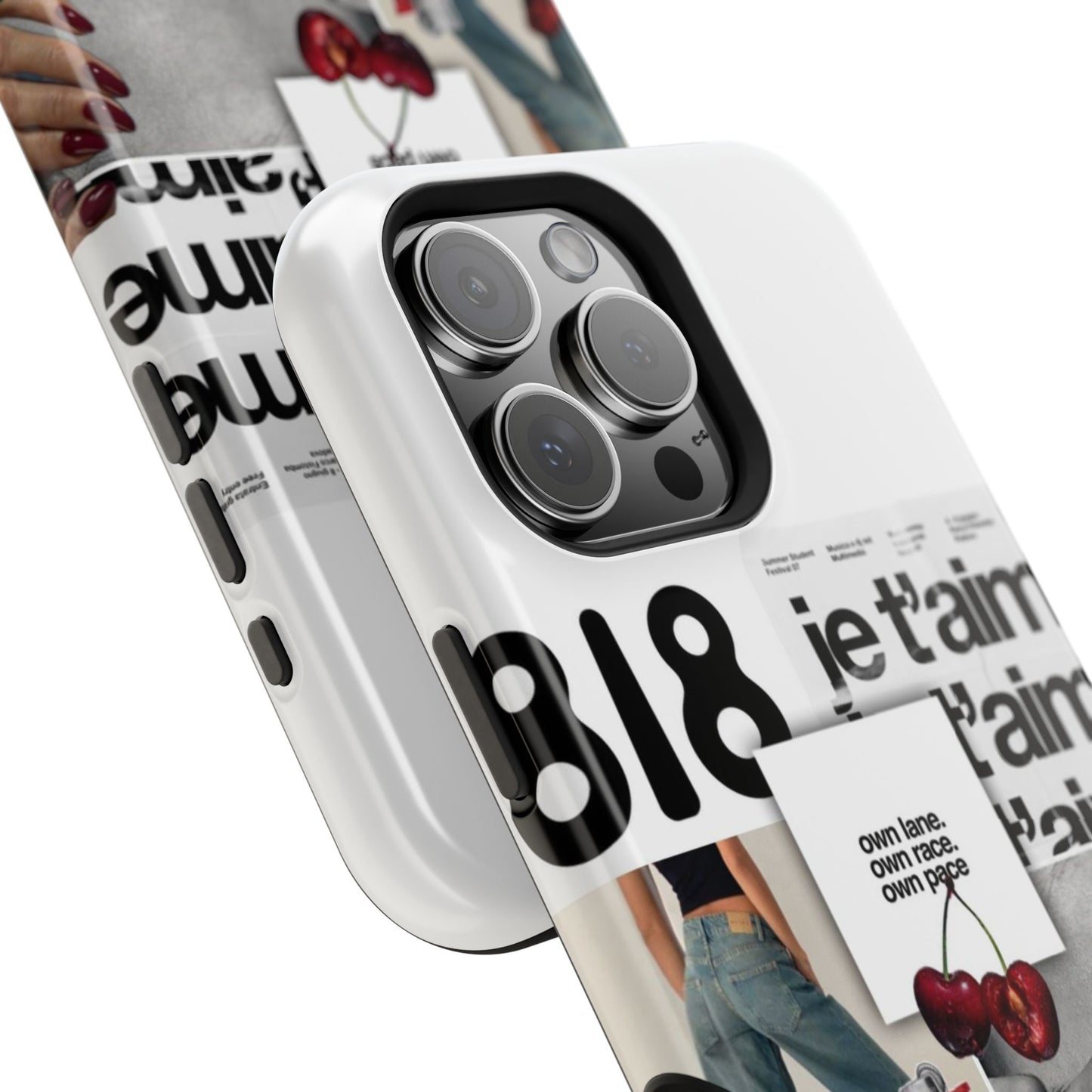 Collage 'Je t’aime' Magnetic Impact-Resistant Phone Case