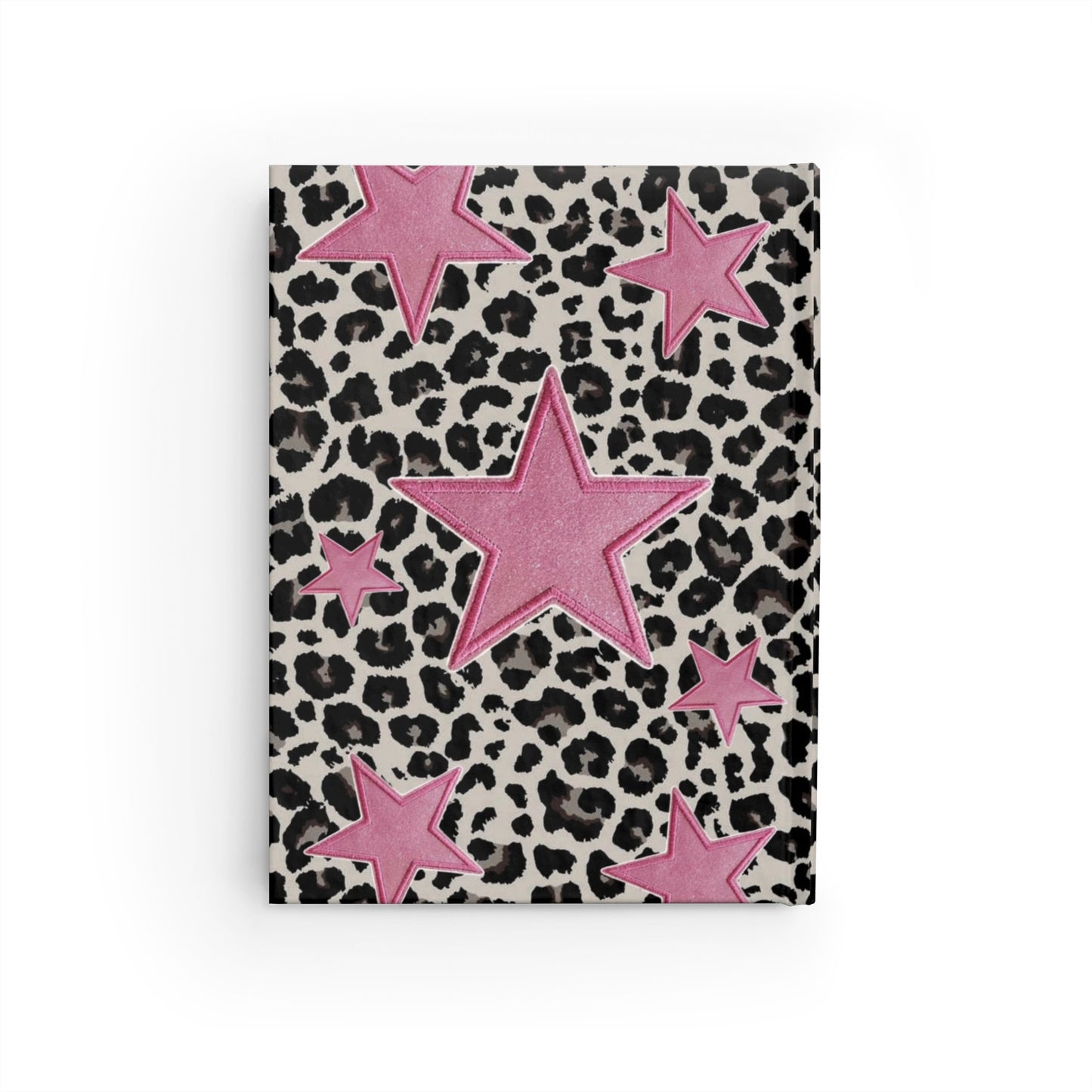 Pink Star Leopard Journal - Ruled Lined Notebook for Teens & Trendsetters
