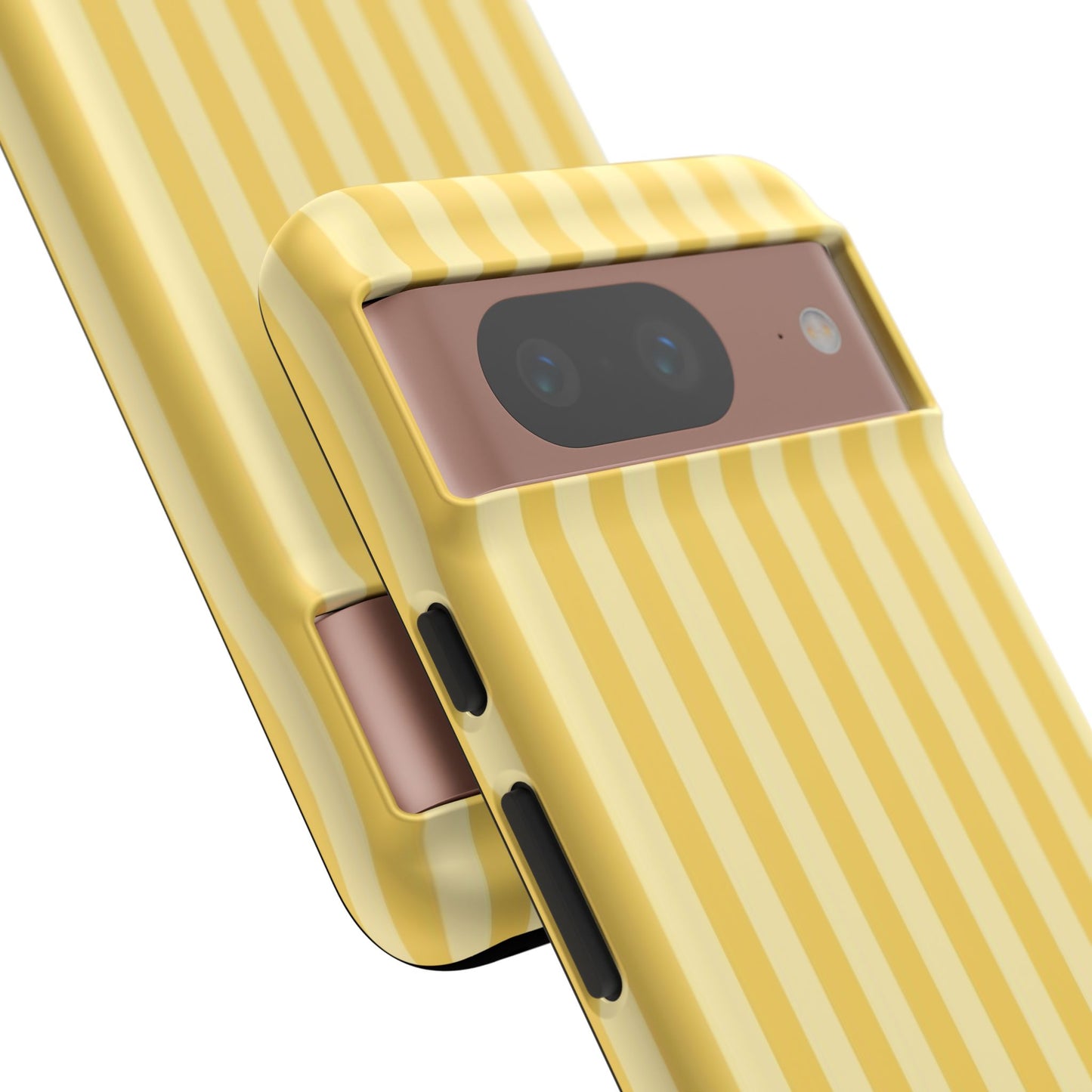 Yellow Stripe Tough Phone Case — Durable Protective iPhone Cover