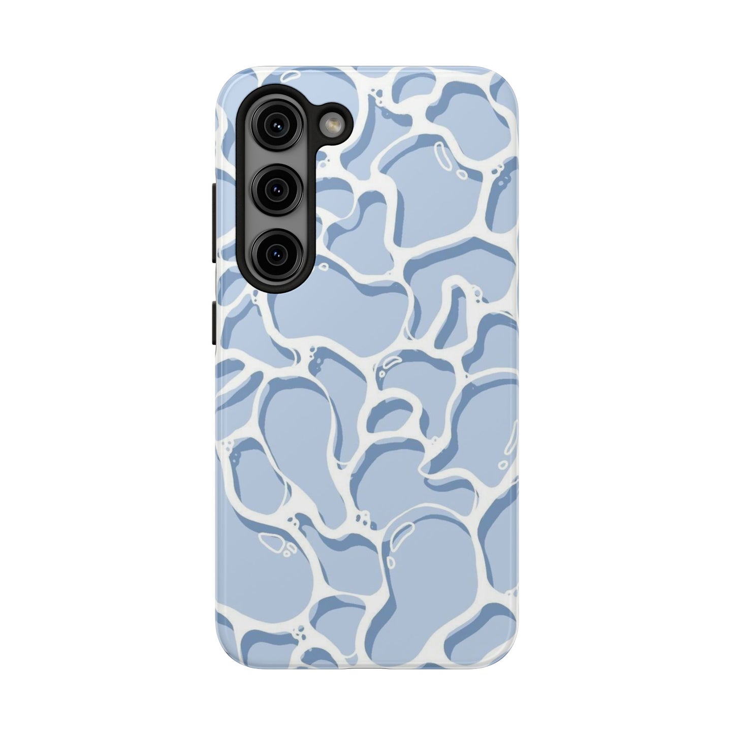 Blue Abstract Pool Pattern Tough Phone Case