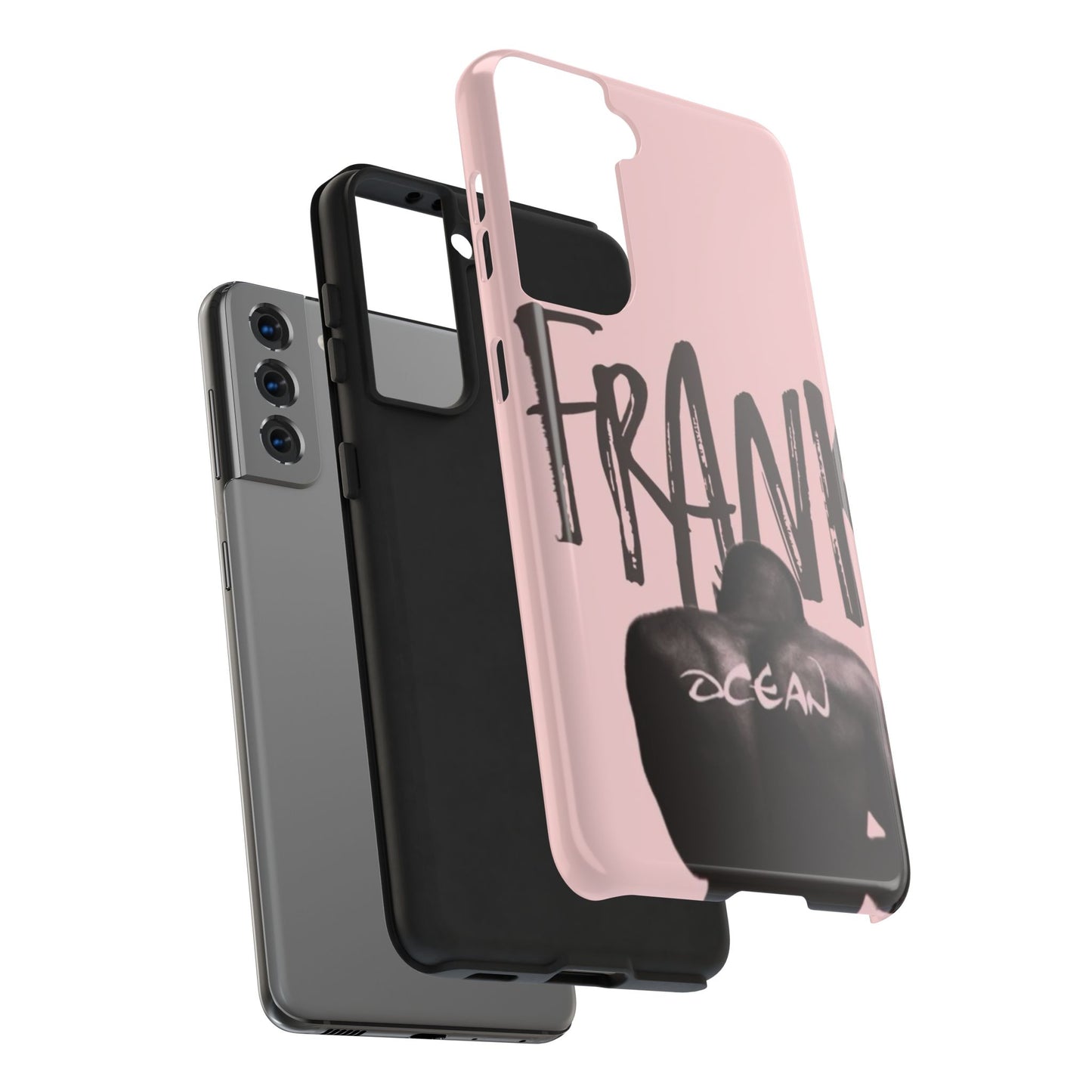 Frank Ocean Tough Phone Case — Pink Back Silhouette Design