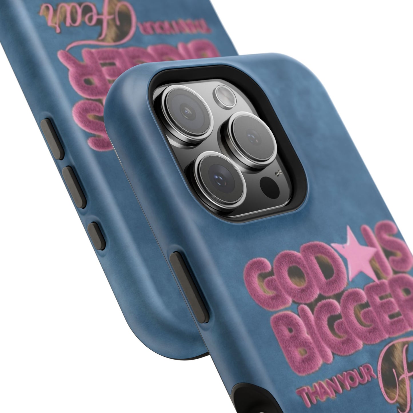 Phone Case — “God Is Bigger Than Your Fear” Magnetic Impact-Resistant Case