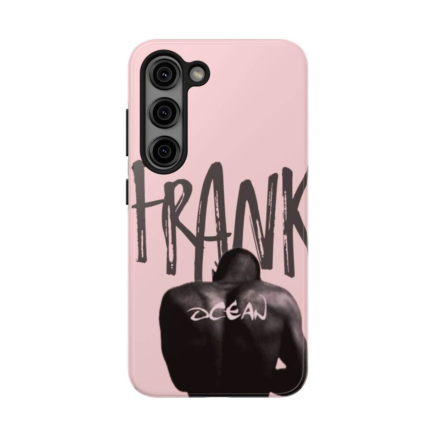 Frank Ocean Tough Phone Case — Pink Back Silhouette Design