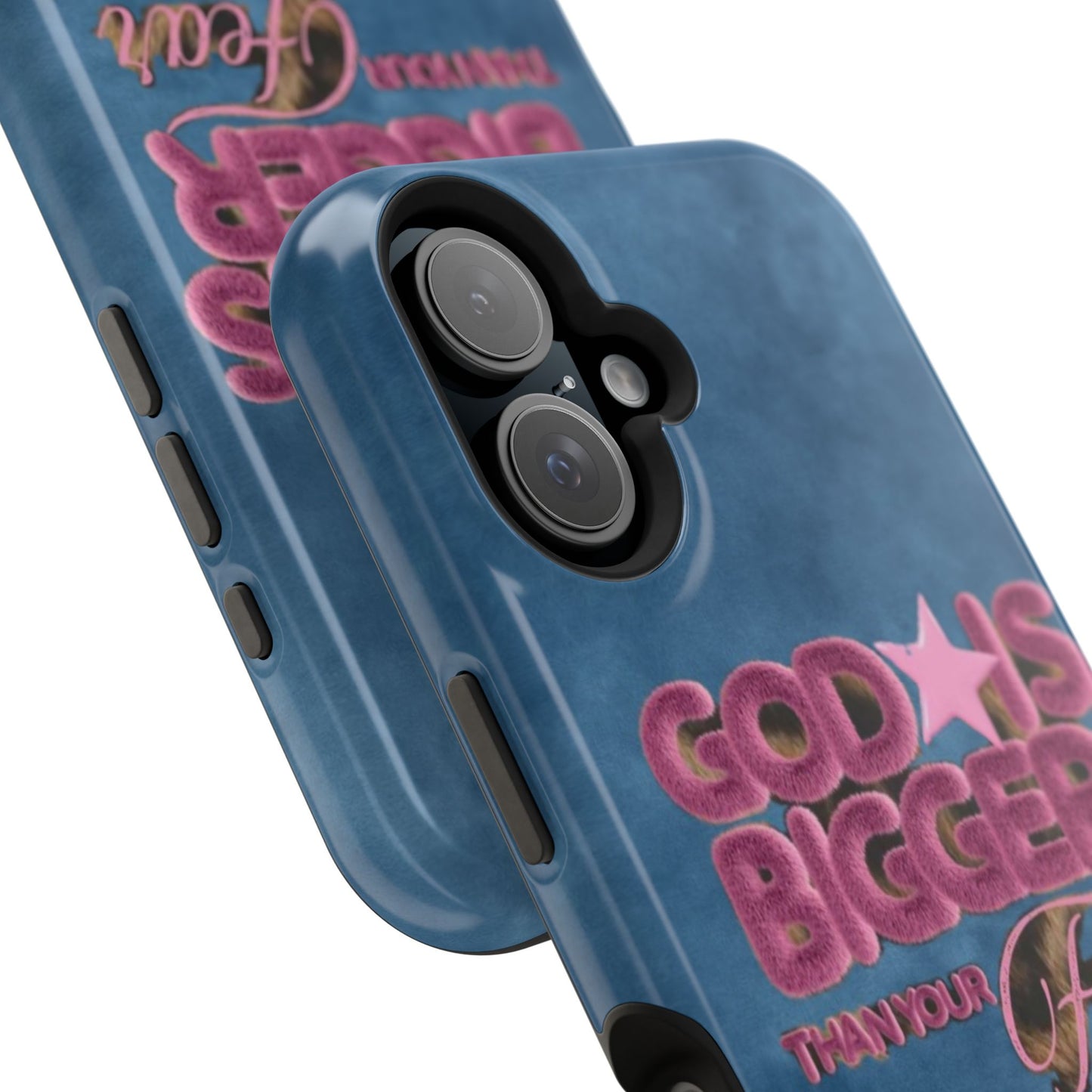 Phone Case — “God Is Bigger Than Your Fear” Magnetic Impact-Resistant Case