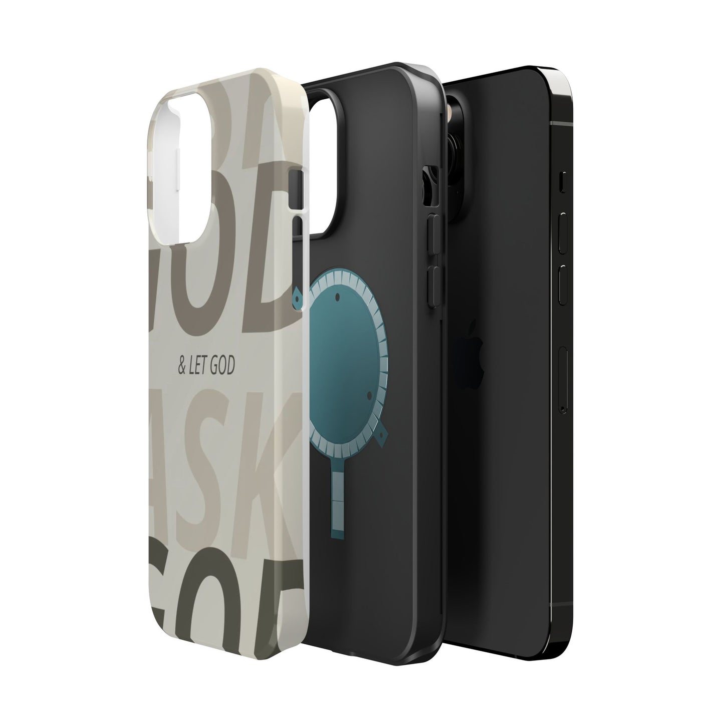 Protective iPhone Case — "Fold & Let God" Magnetic Impact-Resistant Phone Cover