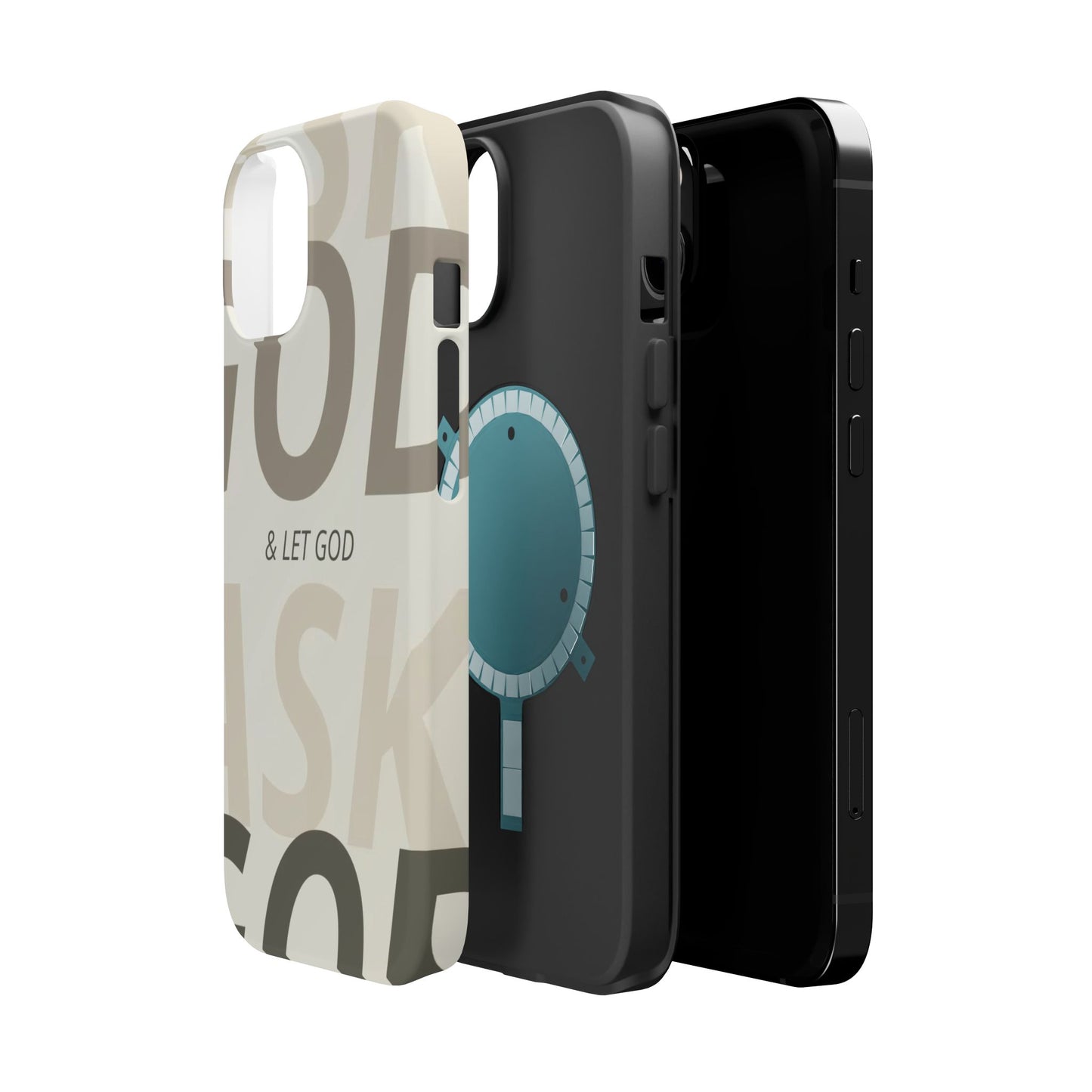 Protective iPhone Case — "Fold & Let God" Magnetic Impact-Resistant Phone Cover