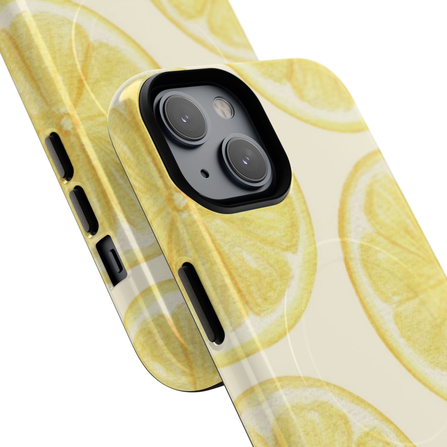 Lemon Slices Tough Magnetic Phone Case — Protective Citrus Pattern