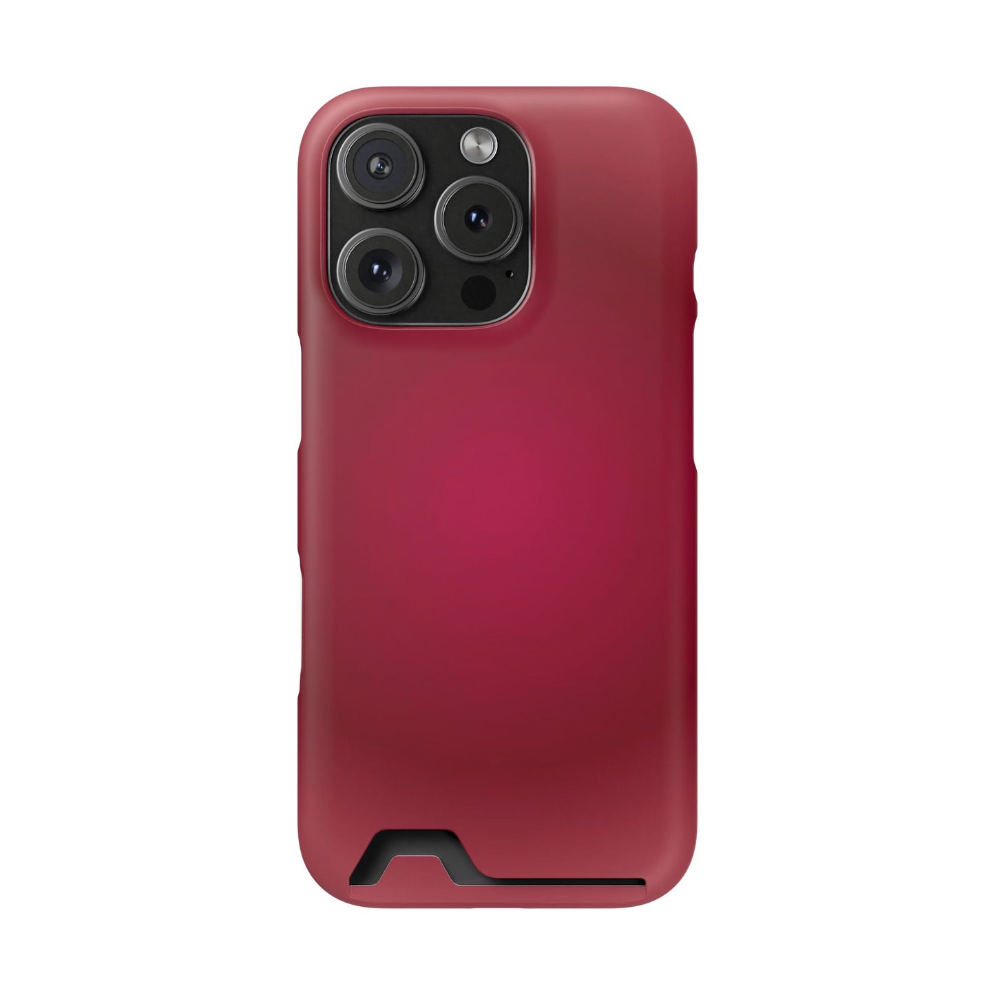 Slim Card-Holder Phone Case — Magnetic Red Wallet Cover