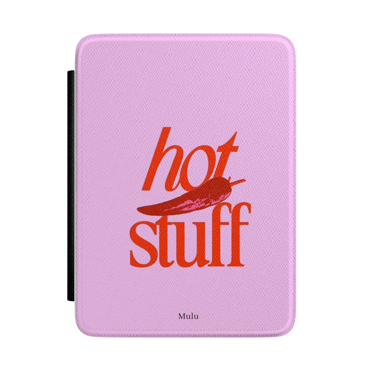 Kindle Case — "Hot Stuff" Retro Chili Pepper E-Reader Cover (Pink)