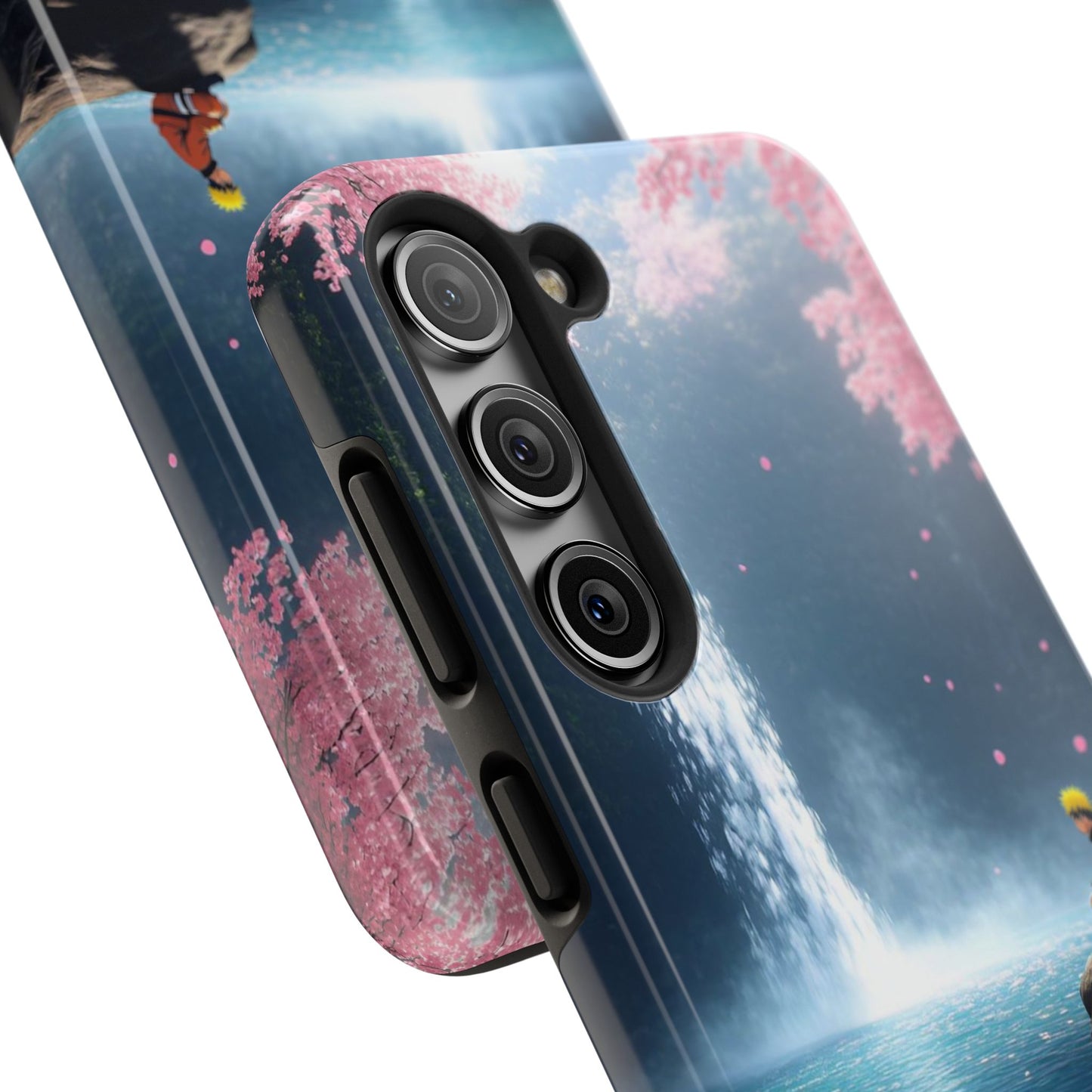 Naruto Scenic Tough Phone Case — Waterfall Meditation Anime Cover