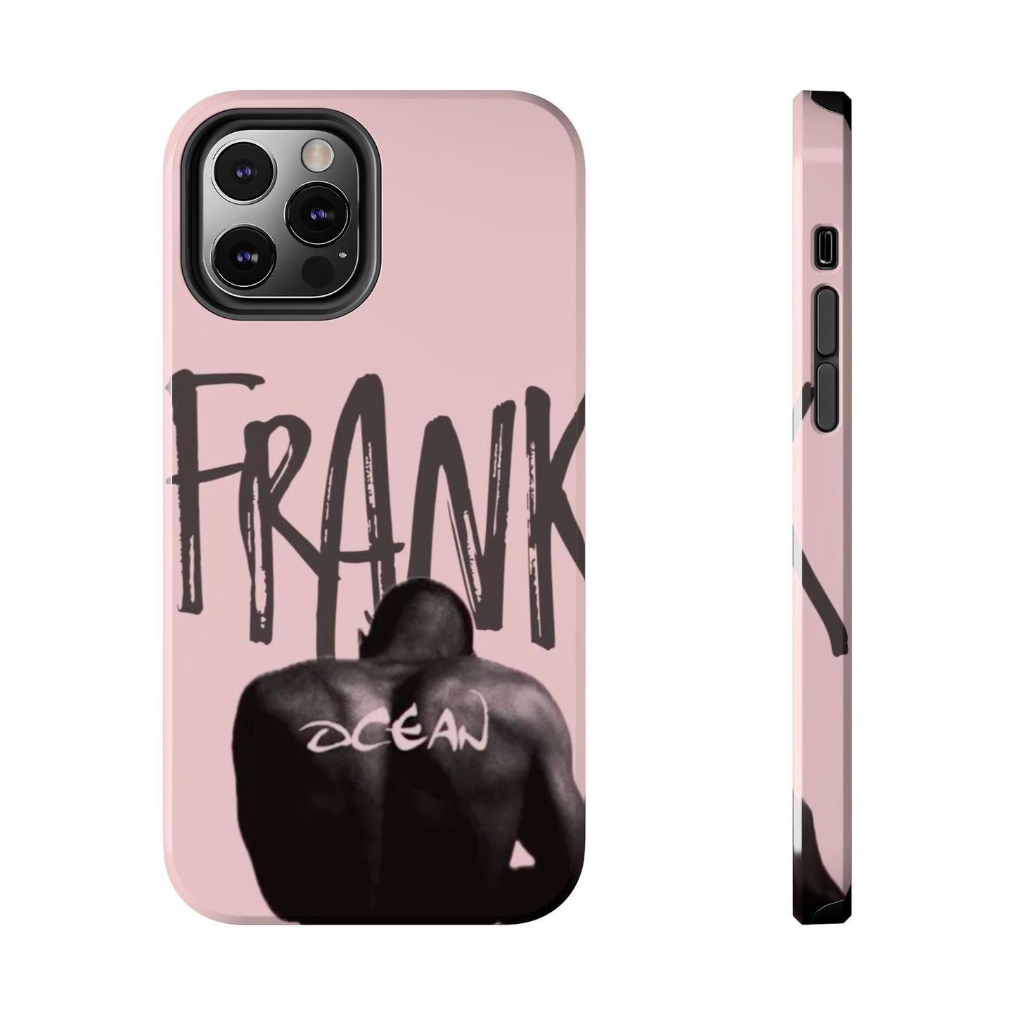 Frank Ocean Tough Phone Case — Pink Back Silhouette Design