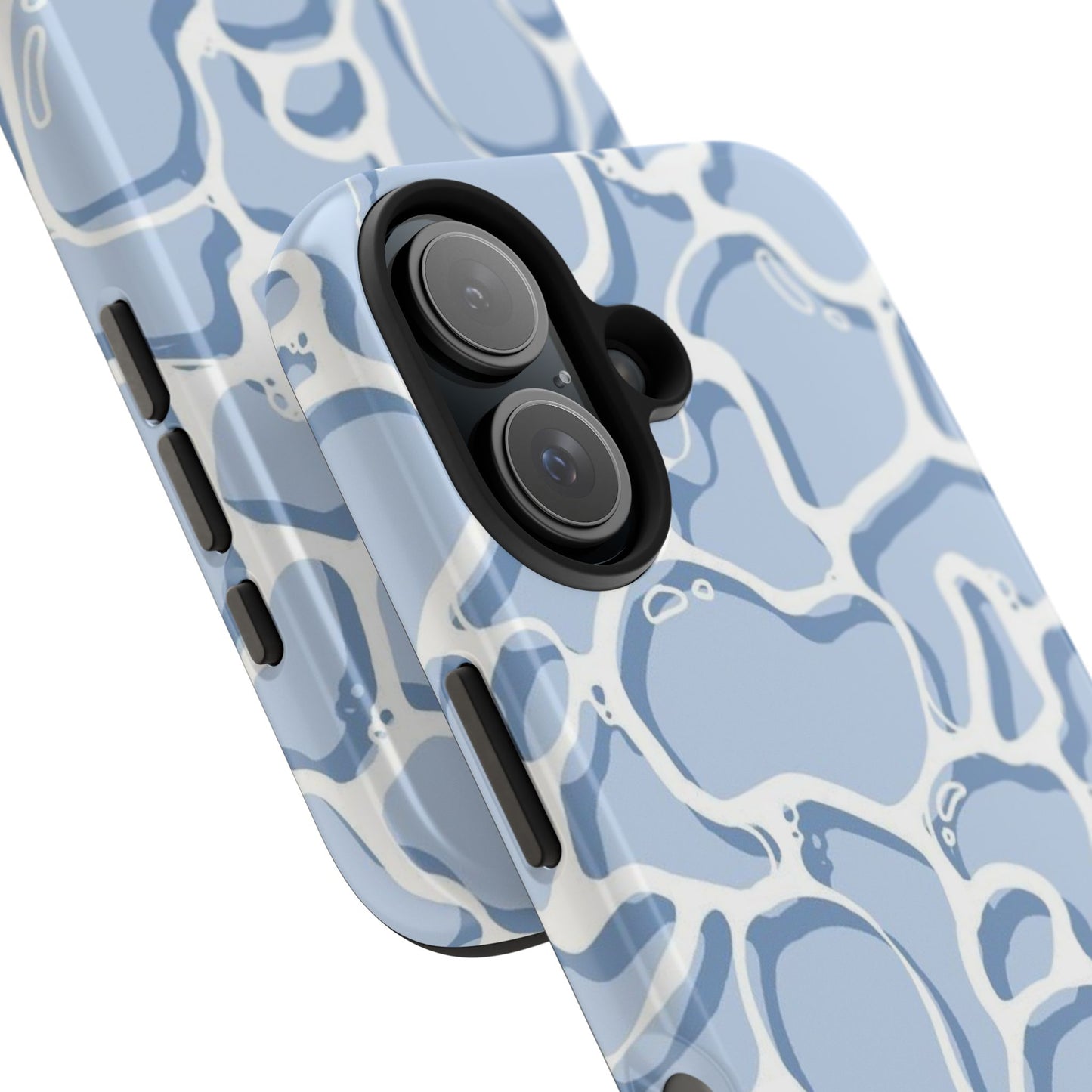 Blue Abstract Pool Pattern Tough Phone Case