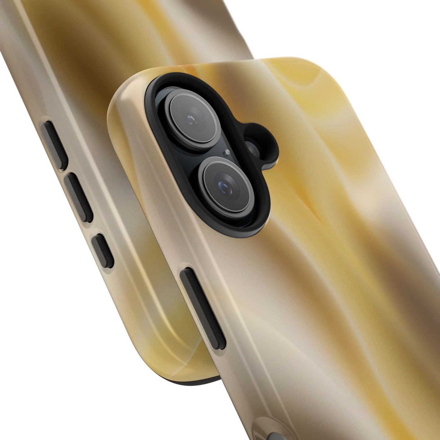 Gold Marble Tough Phone Case — Protective iPhone Case with Elegant Swirl Design