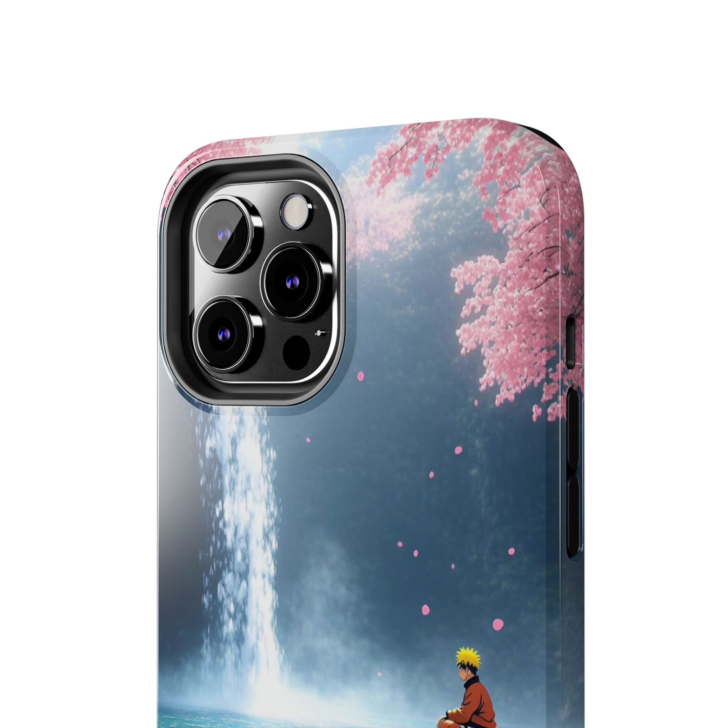 Naruto Scenic Tough Phone Case — Waterfall Meditation Anime Cover