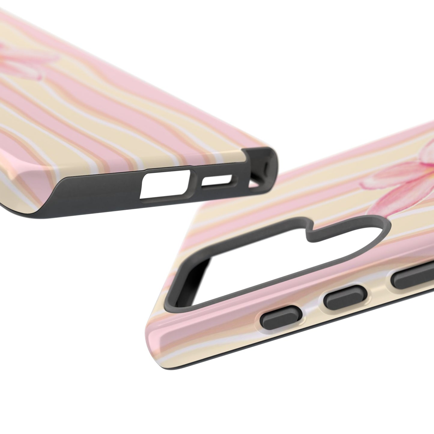 Pink Plumeria Phone Case - Tropical Floral Tough Phone Case
