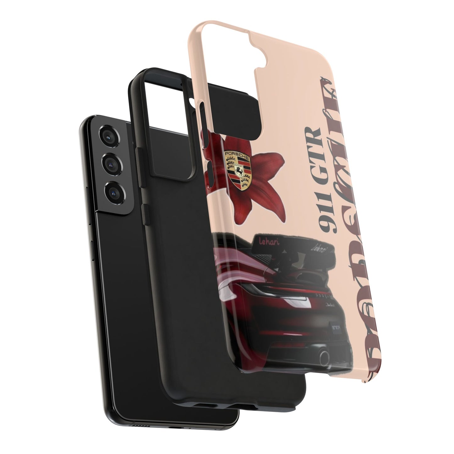 Porsche 911 GT-R Red Orchid Tough Phone Case — Sports Car Protective Cover