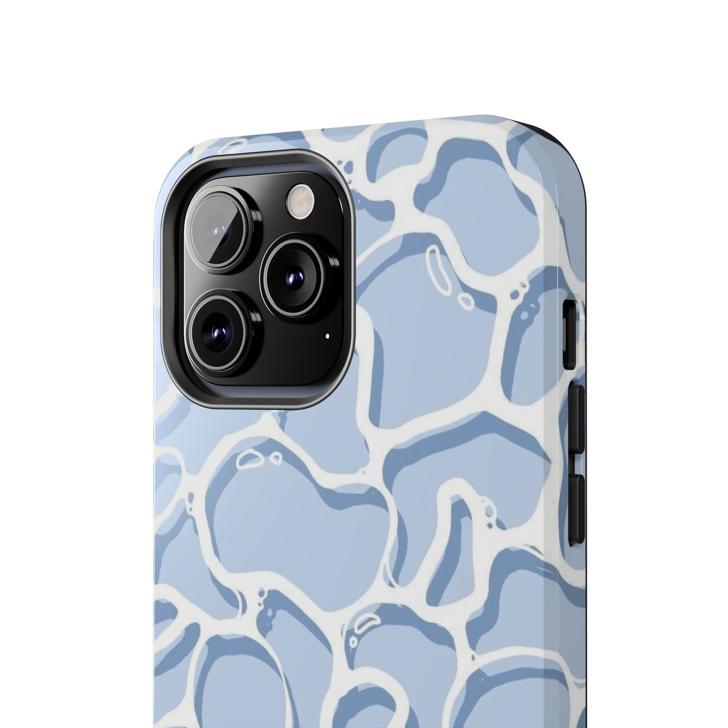 Blue Abstract Pool Pattern Tough Phone Case