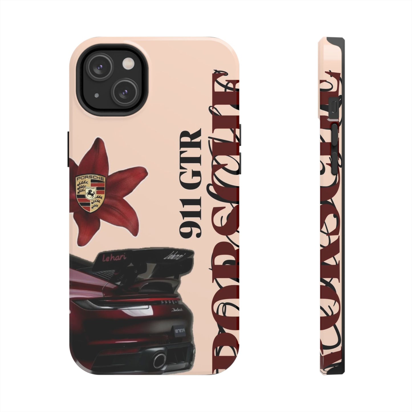 Porsche 911 GT-R Red Orchid Tough Phone Case — Sports Car Protective Cover