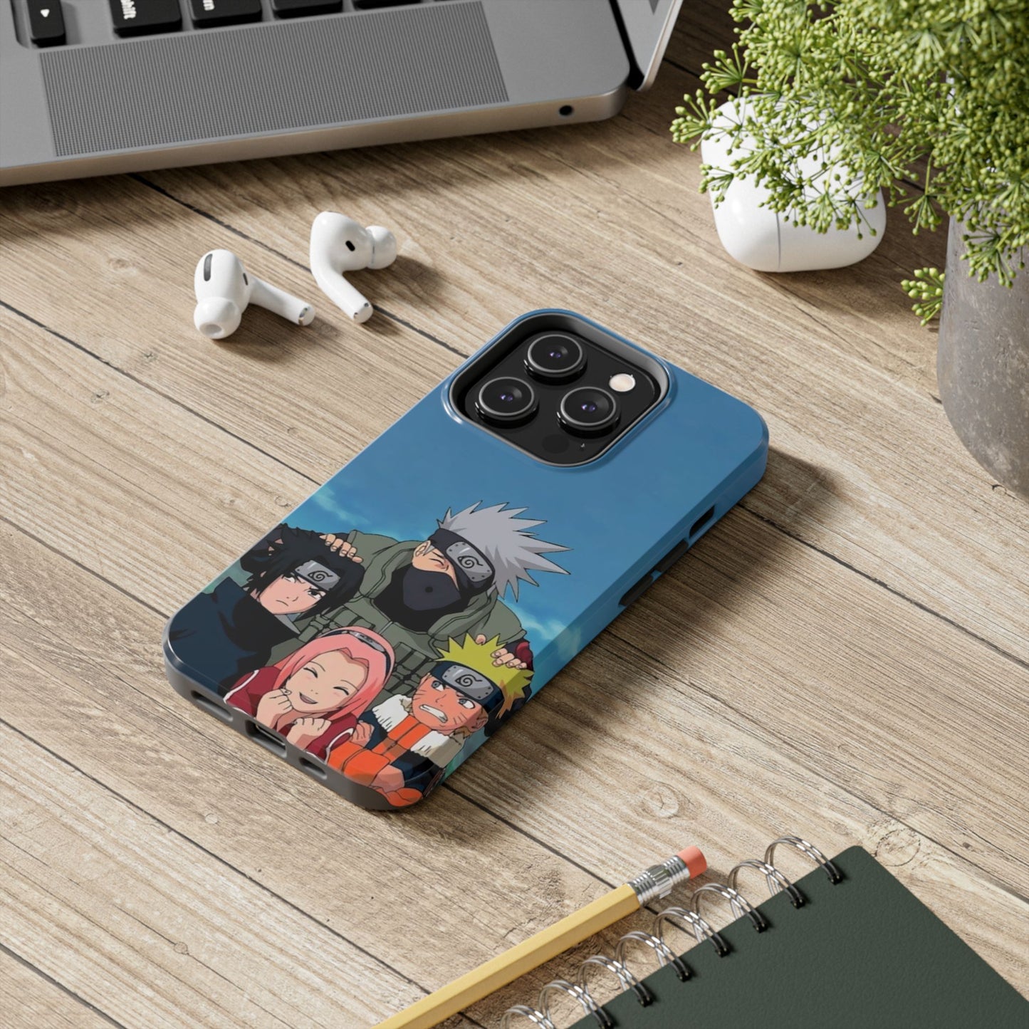 Anime Team Portrait Tough Phone Case — Cute Group Shield Design