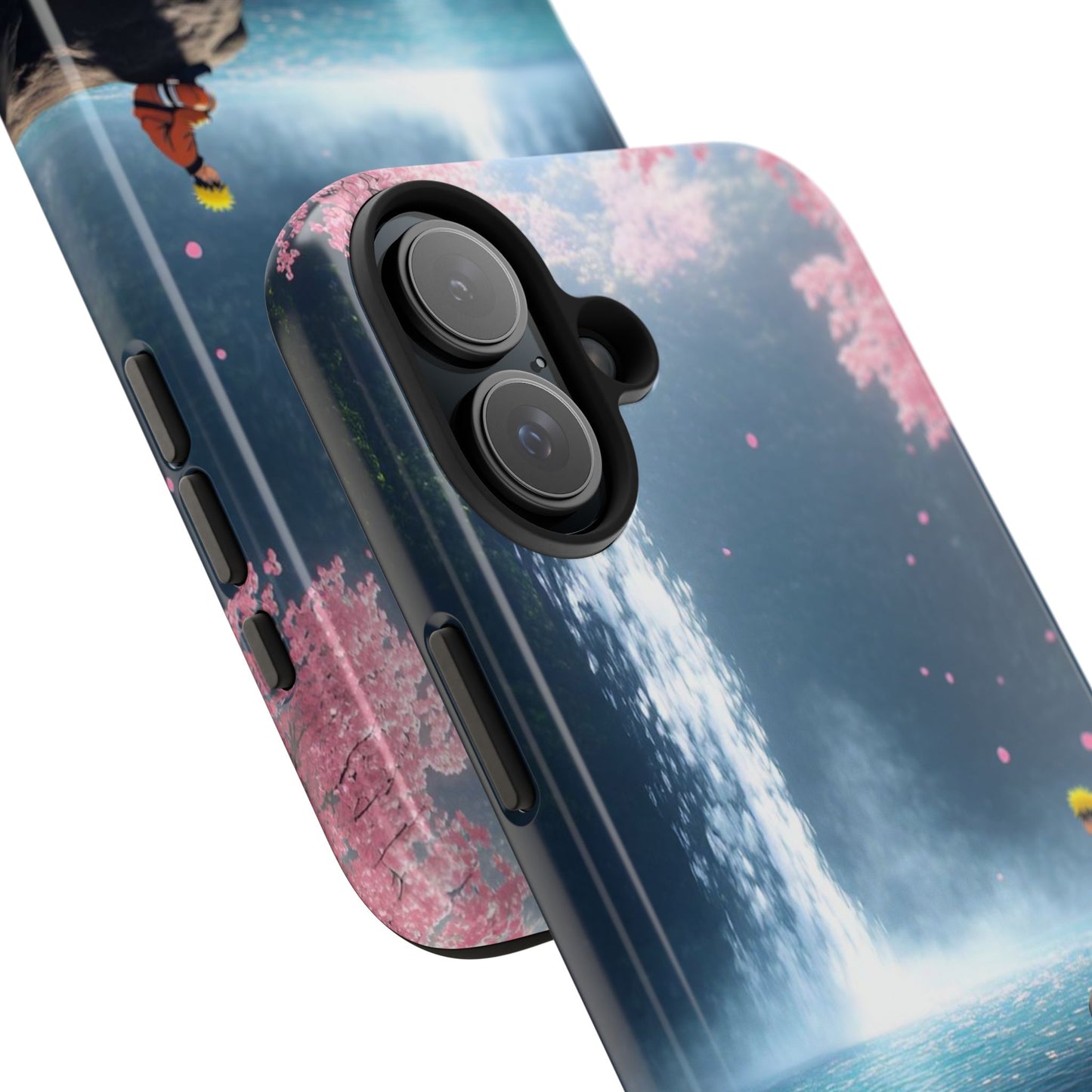 Naruto Scenic Tough Phone Case — Waterfall Meditation Anime Cover