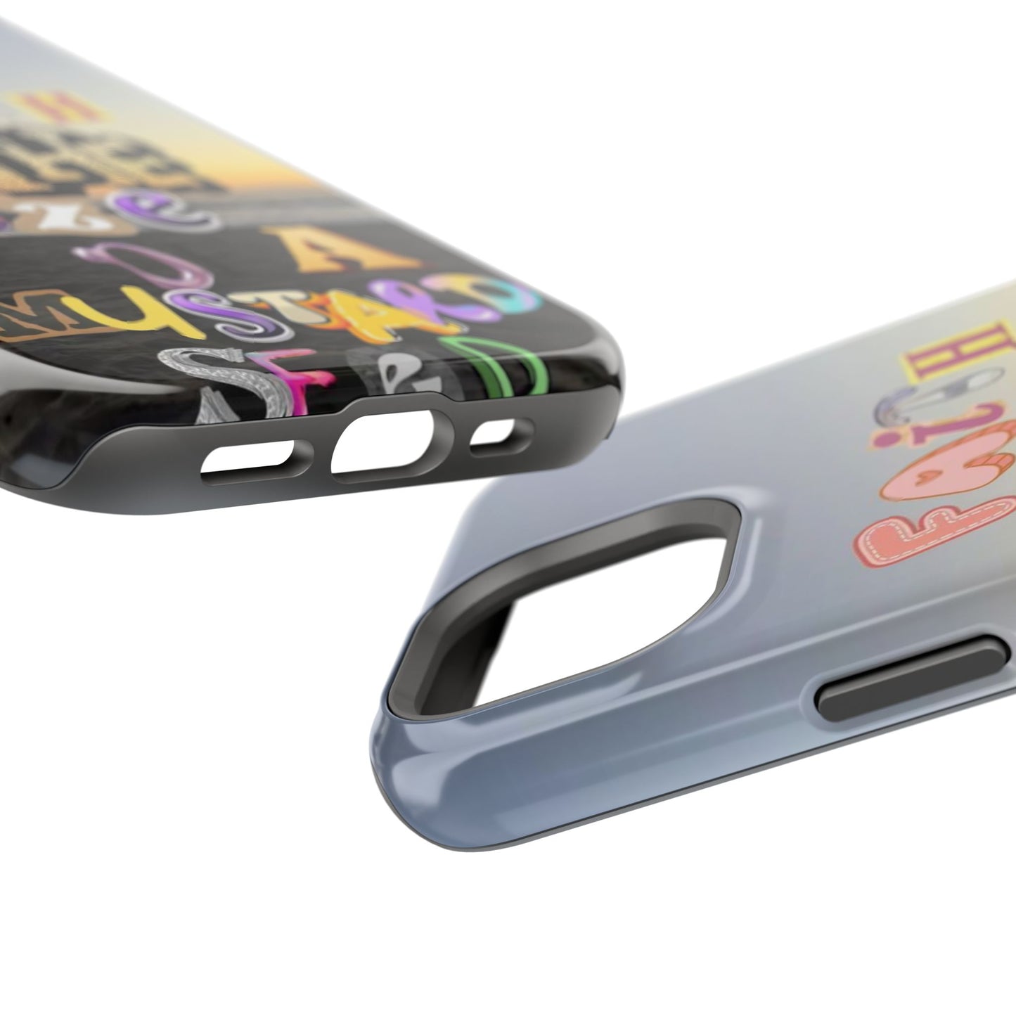Magnetic Impact-Resistant Phone Case — "Faith the Size of a Mustard Seed" Sunset Design