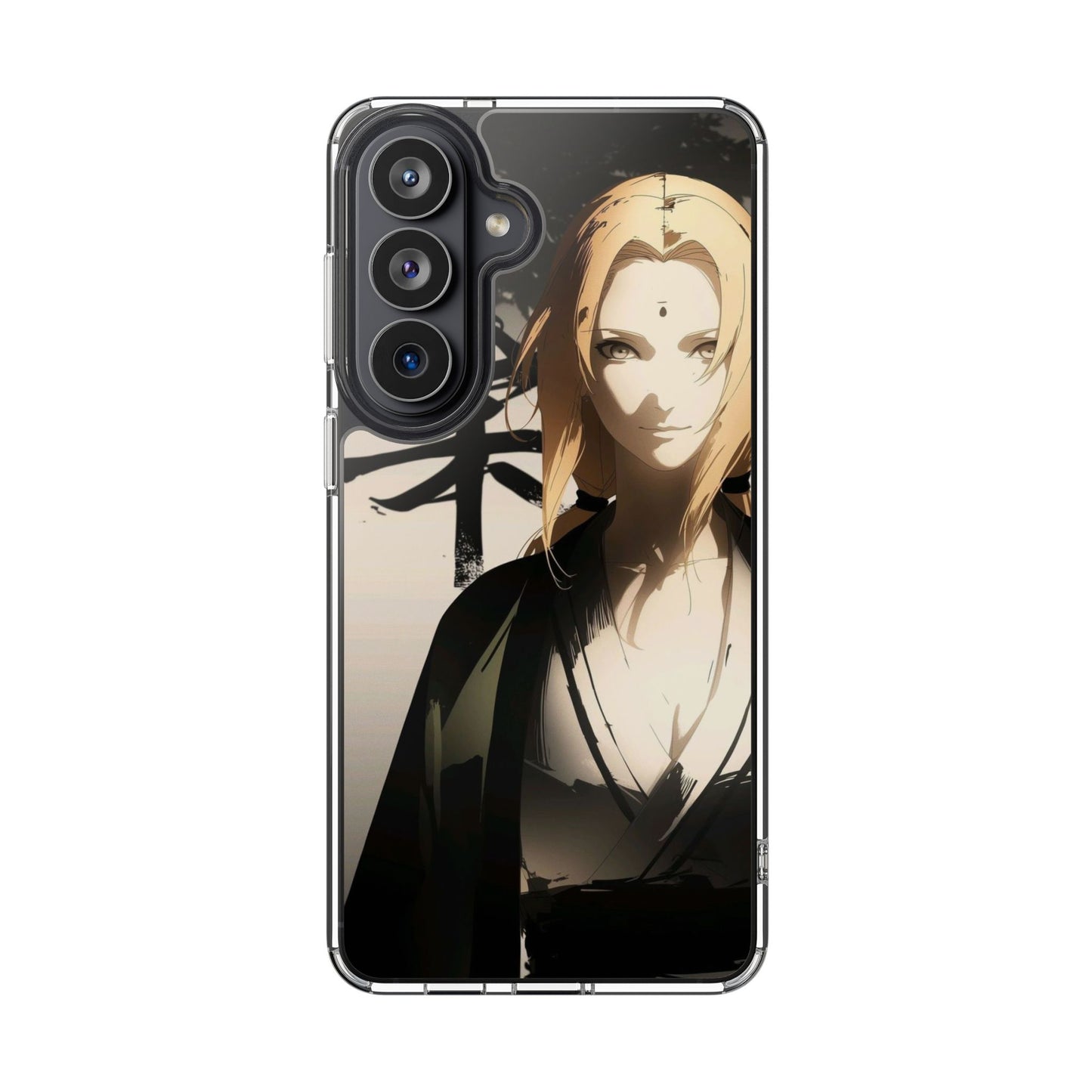 Clear Anime Character Impact-Resistant Phone Case