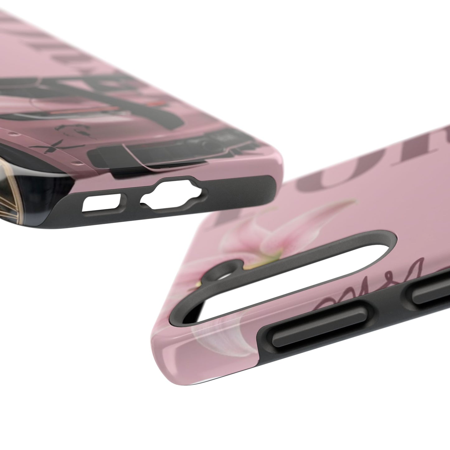 Pink Racing Car Tough Phone Case — 'Queen' Sportback Design