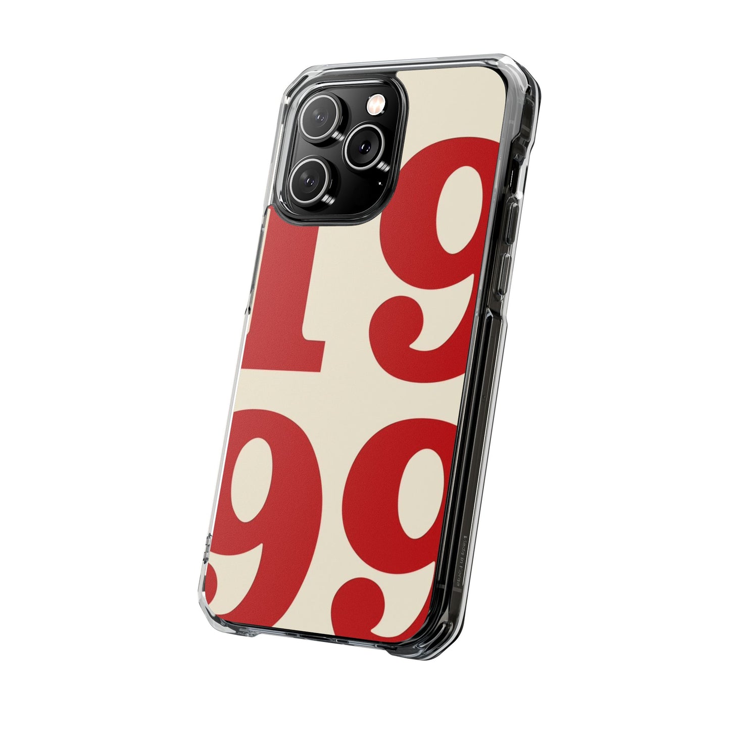 1999 Retro Number Clear Magnetic Phone Case