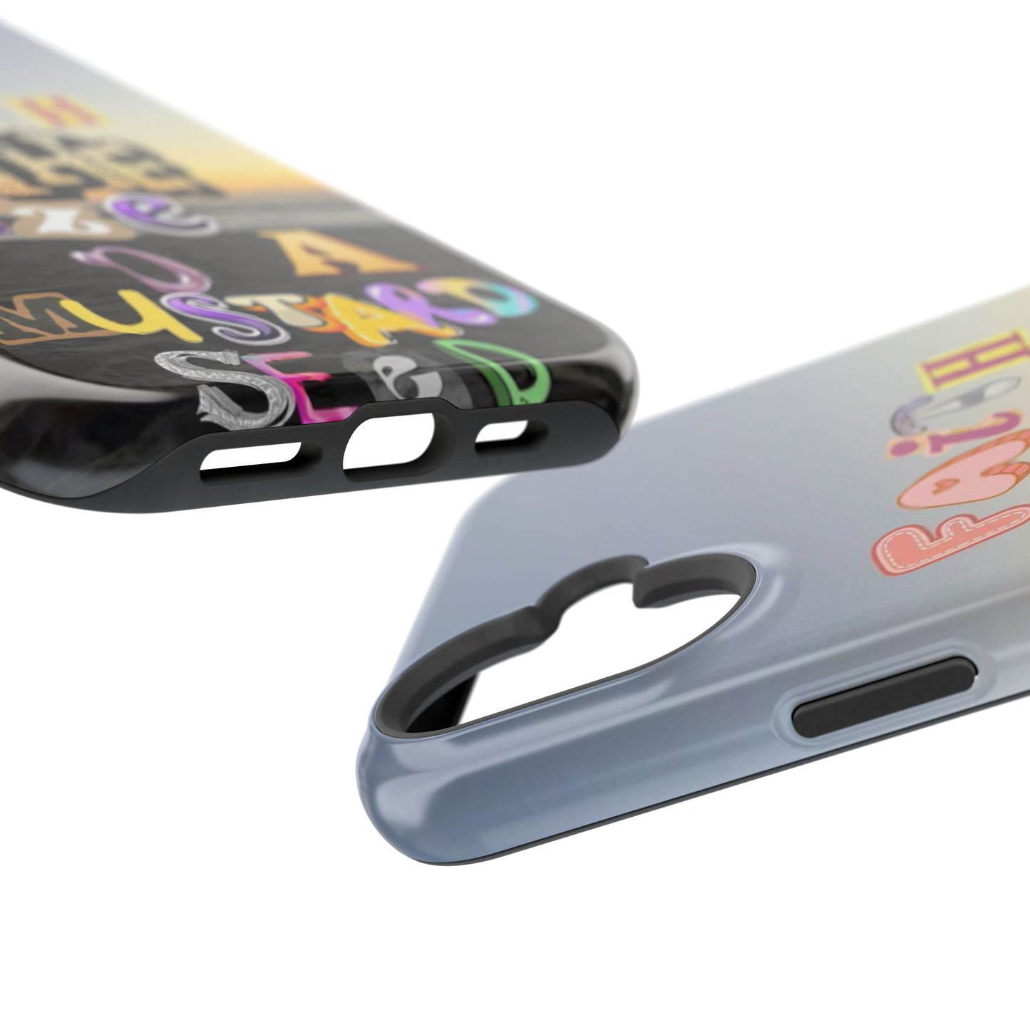 Magnetic Impact-Resistant Phone Case — "Faith the Size of a Mustard Seed" Sunset Design