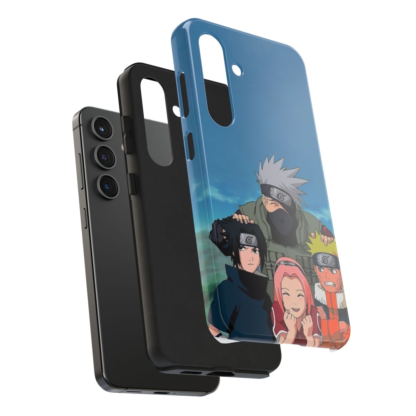Anime Team Portrait Tough Phone Case — Cute Group Shield Design