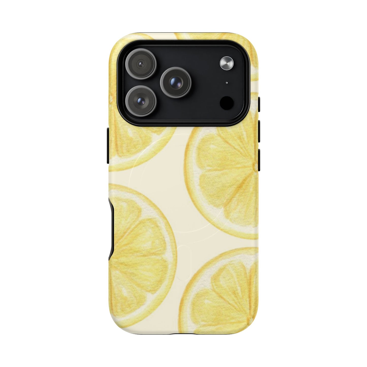 Lemon Slices Tough Magnetic Phone Case — Protective Citrus Pattern